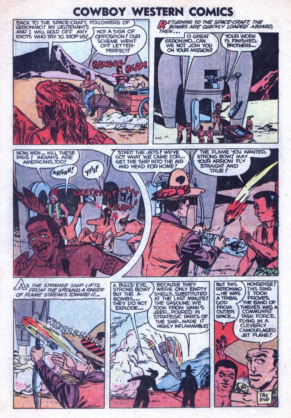 Read online Cowboy Western Comics (1953) comic -  Issue #46 - 32