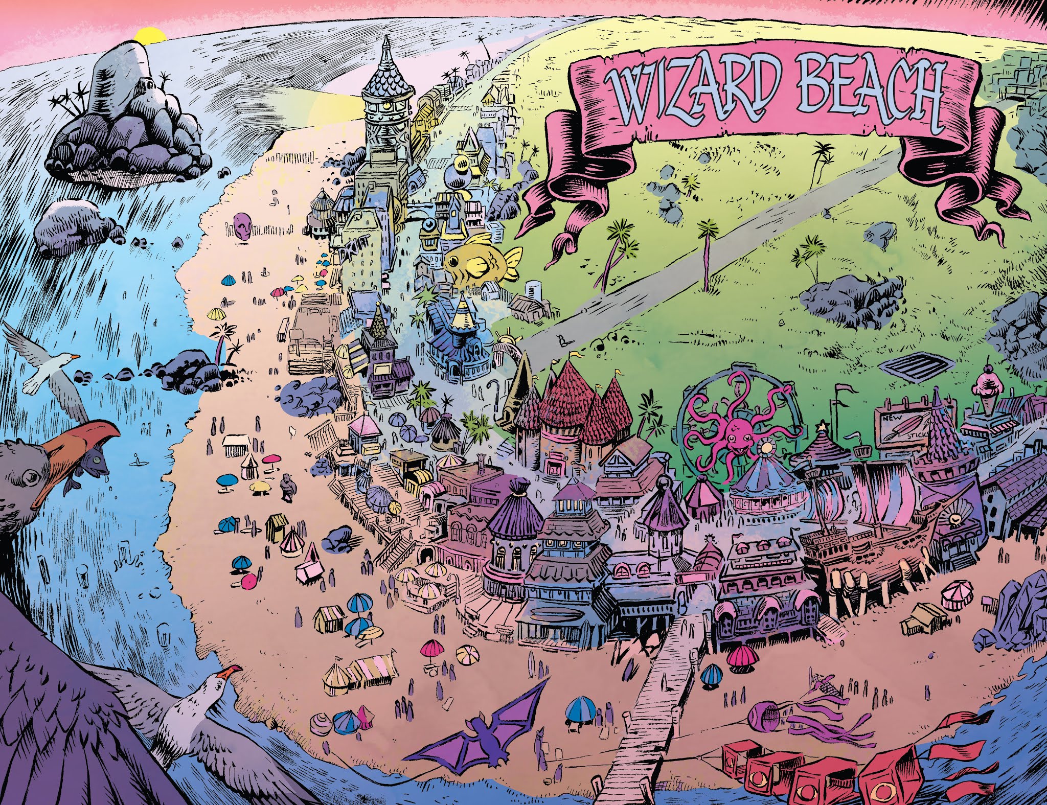 Read online Wizard Beach comic -  Issue #1 - 10