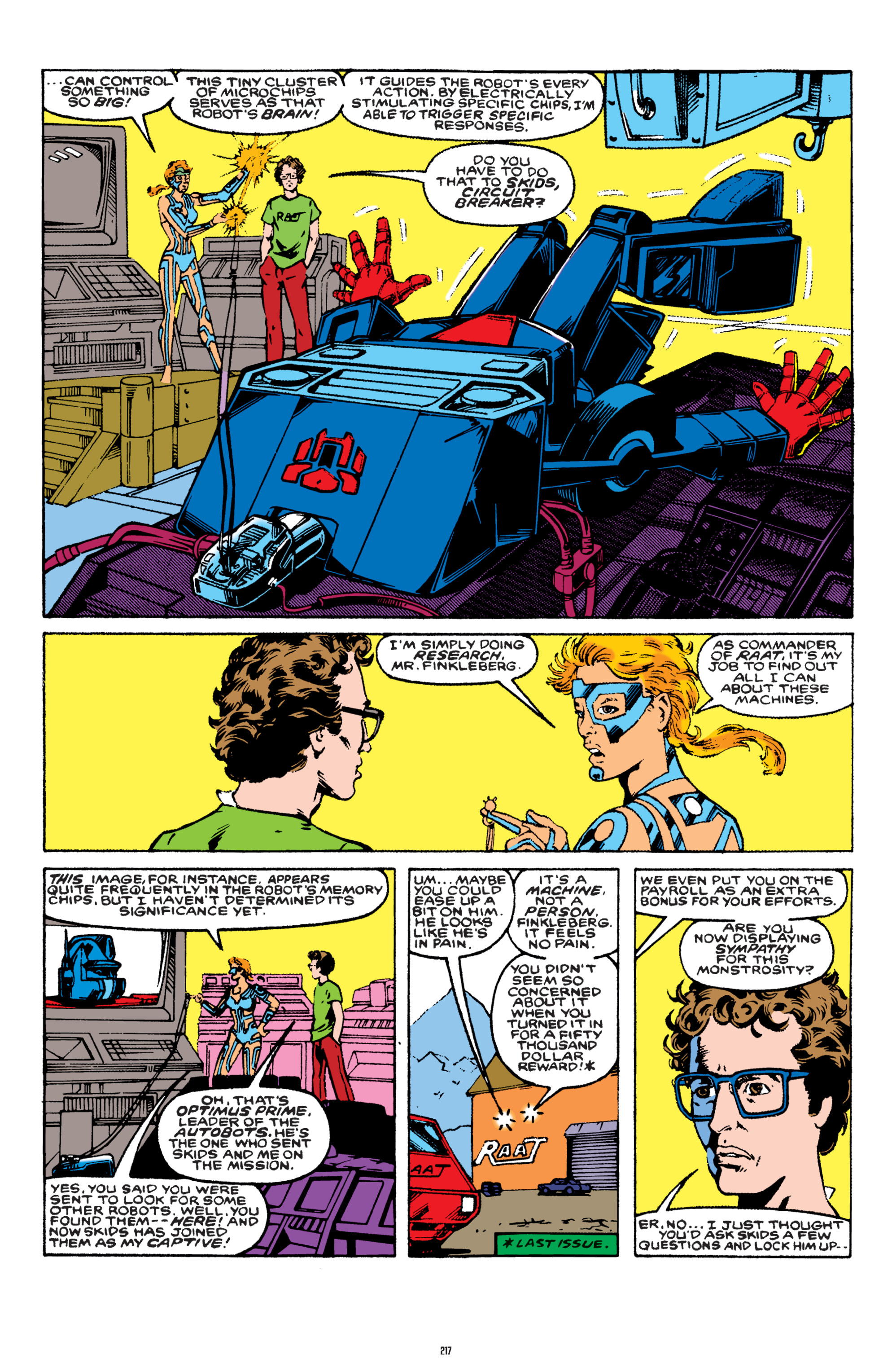 Read online The Transformers Classics comic -  Issue # TPB 2 - 218