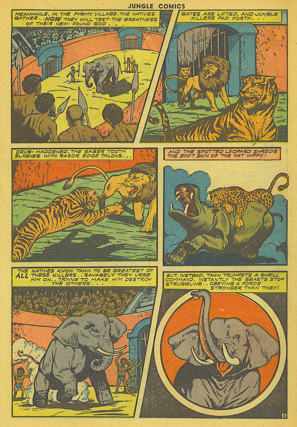 Read online Jungle Comics comic -  Issue #62 - 19