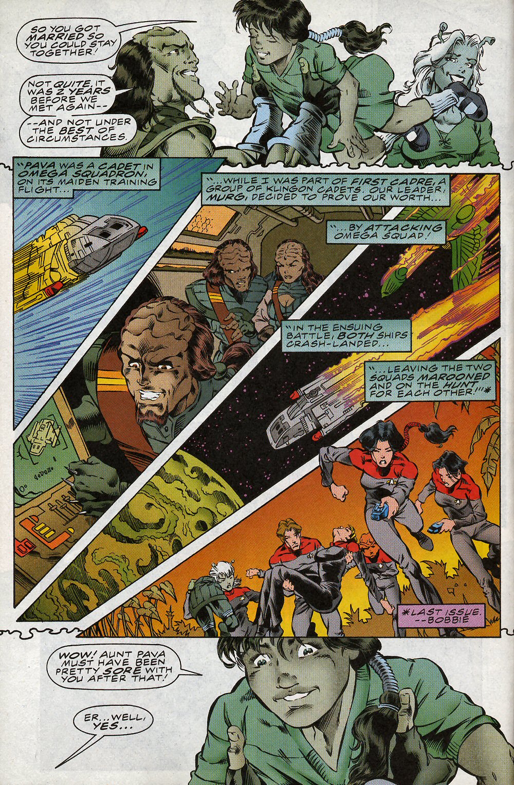 Read online Star Trek: Starfleet Academy (1996) comic -  Issue #5 - 6
