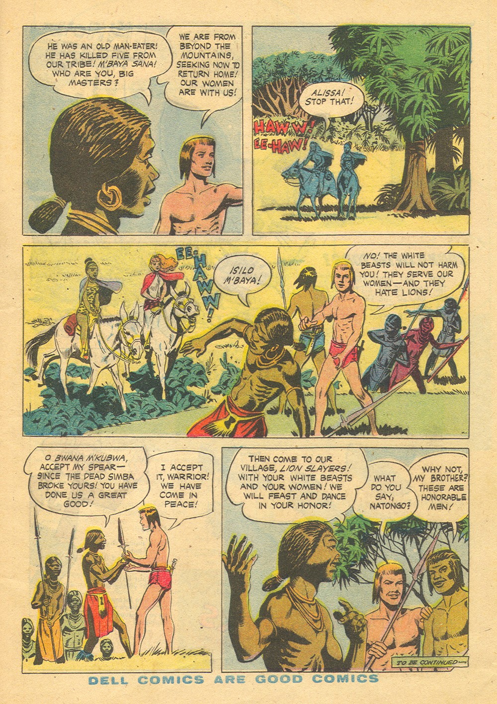 Read online Tarzan (1948) comic -  Issue #97 - 33