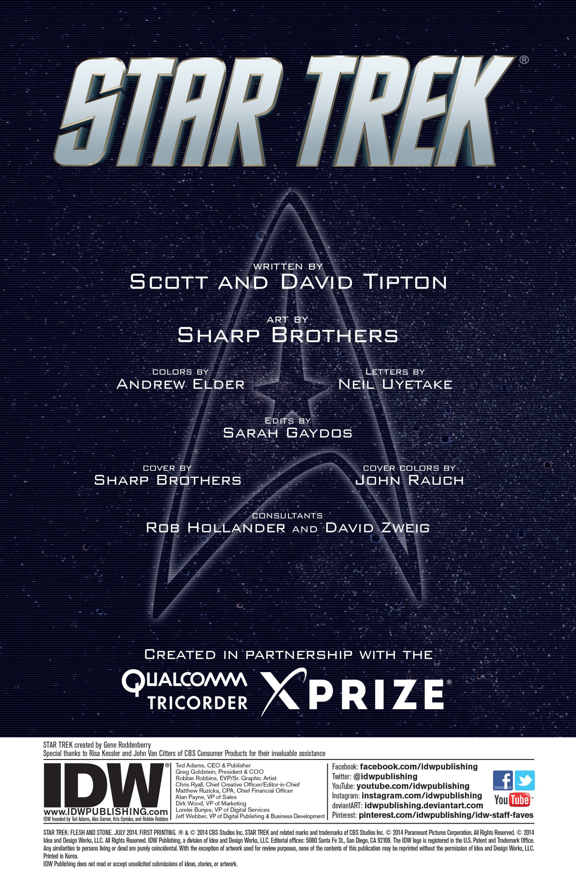 Read online Star Trek: Flesh and Stone comic -  Issue # Full - 2