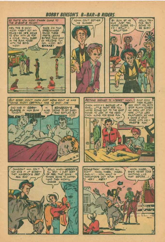 Read online Bobby Benson's B-Bar-B Riders comic -  Issue #2 - 5