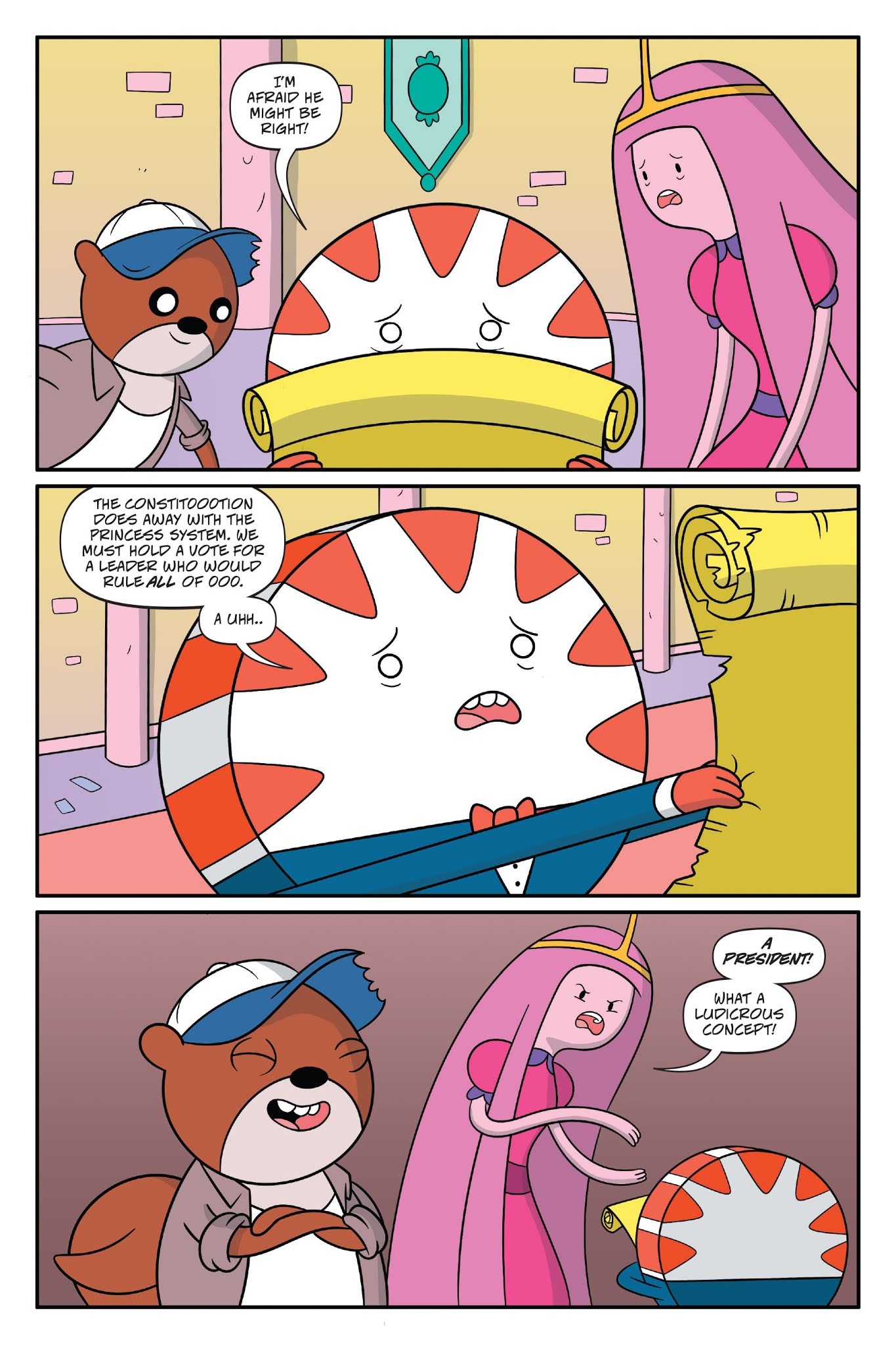 Read online Adventure Time: President Bubblegum comic -  Issue # TPB - 22