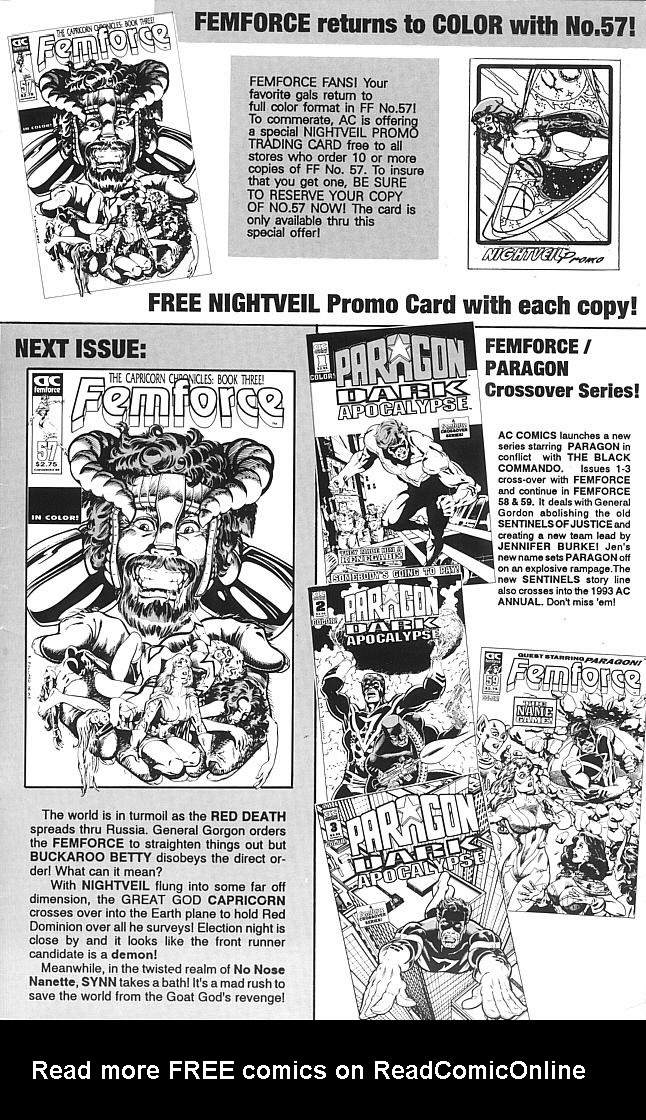 Read online Femforce comic -  Issue #56 - 35