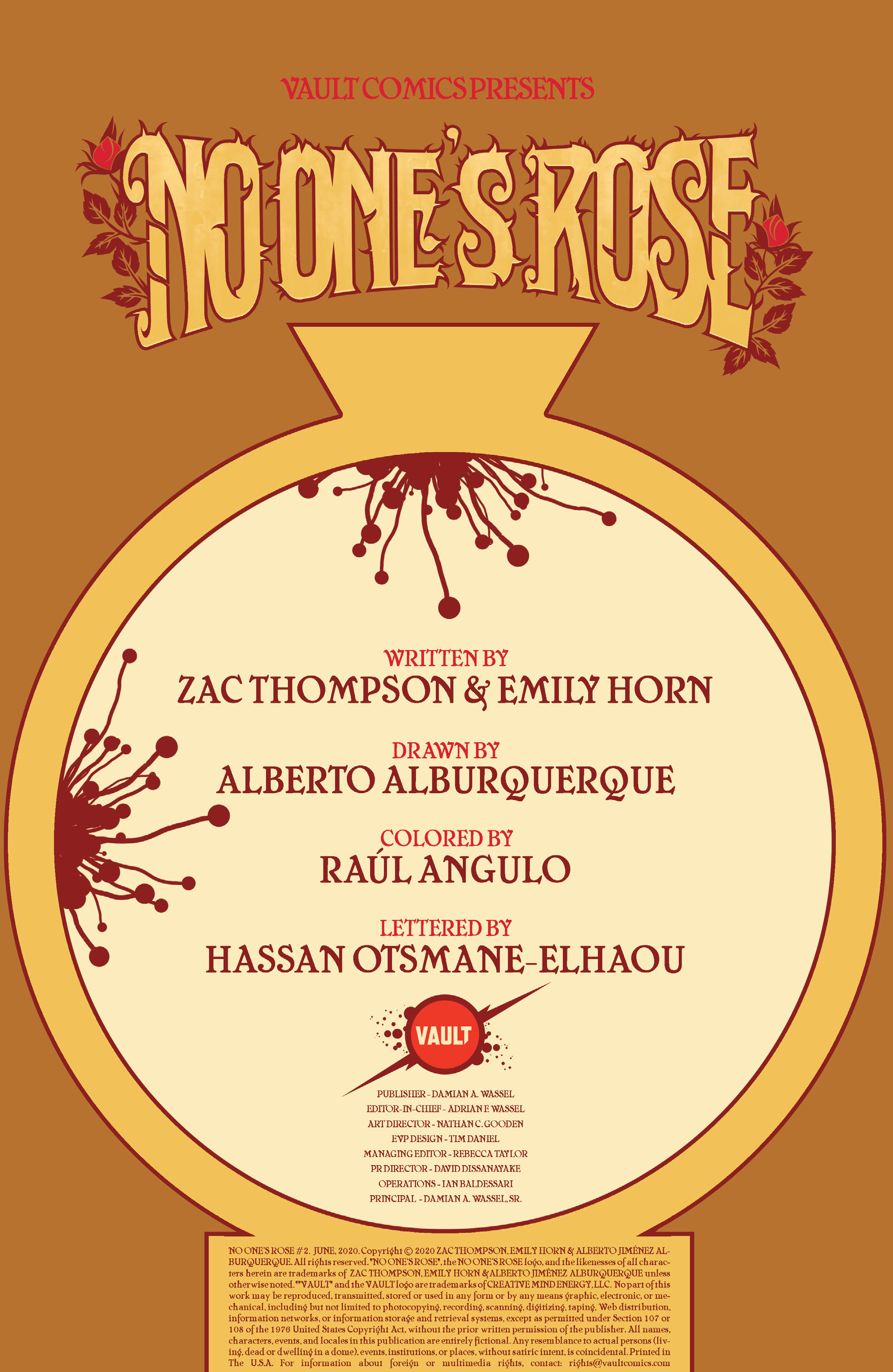 Read online No One's Rose comic -  Issue #2 - 2