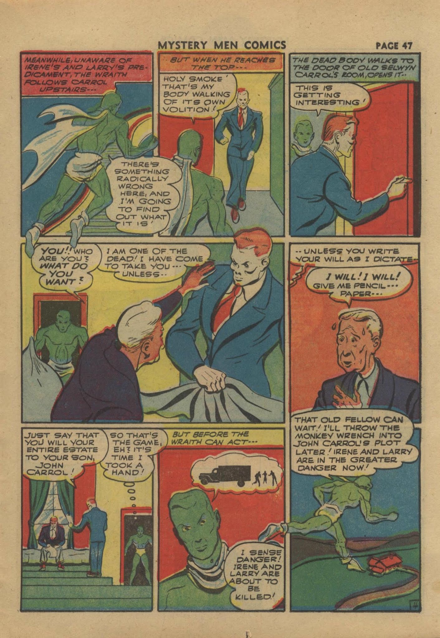 Read online Mystery Men Comics comic -  Issue #30 - 49