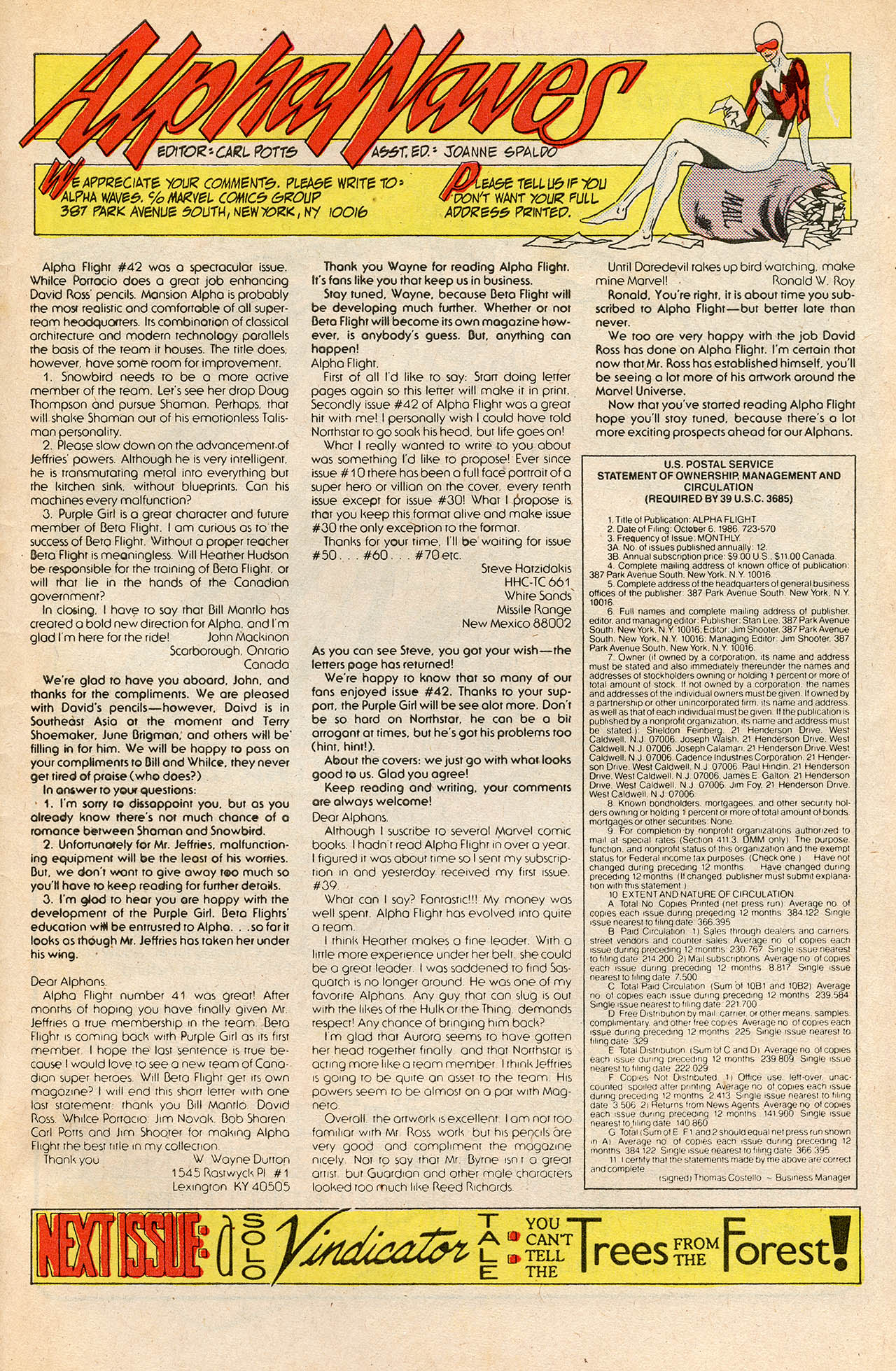 Read online Alpha Flight (1983) comic -  Issue #46 - 33