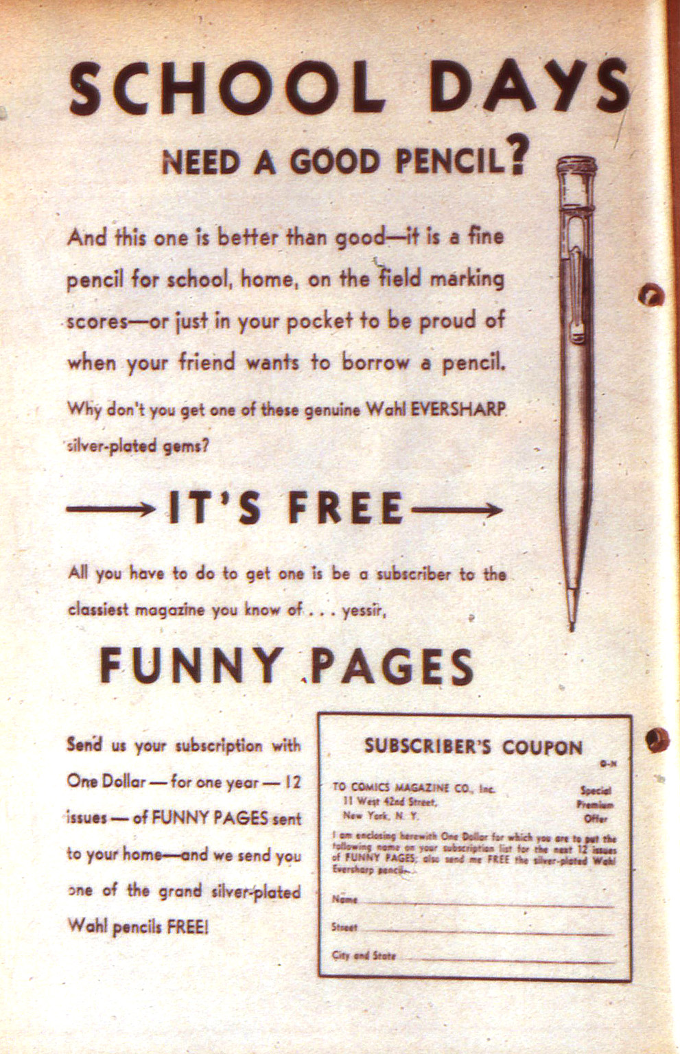 Read online Funny Pages comic -  Issue #6 - 19