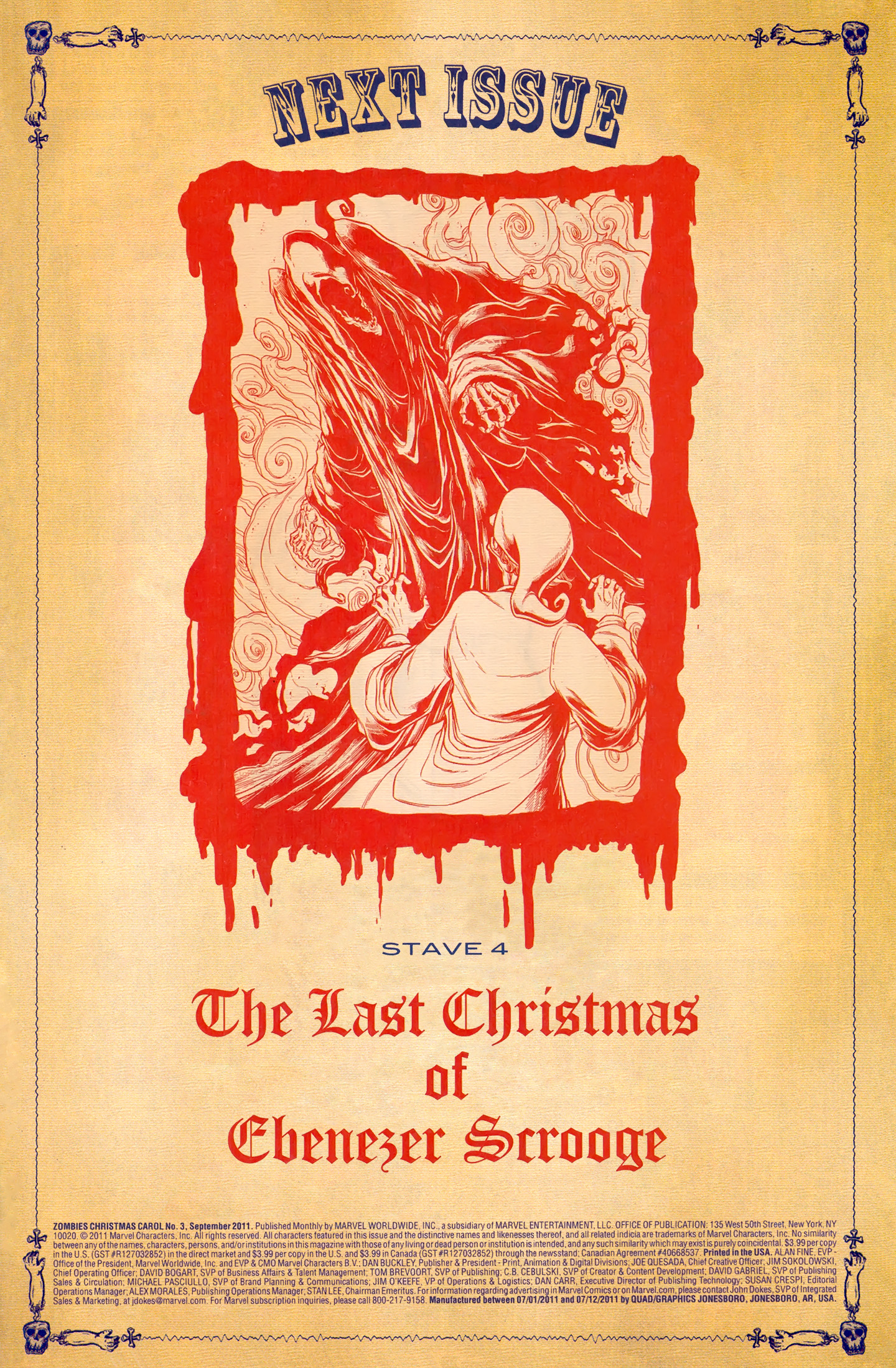 Read online Zombies Christmas Carol comic -  Issue #3 - 24