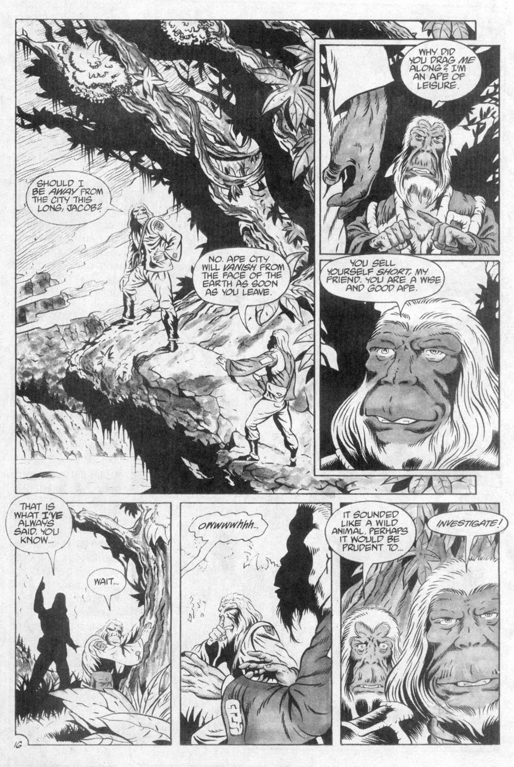 Read online Planet of the Apes (1990) comic -  Issue #1 - 21
