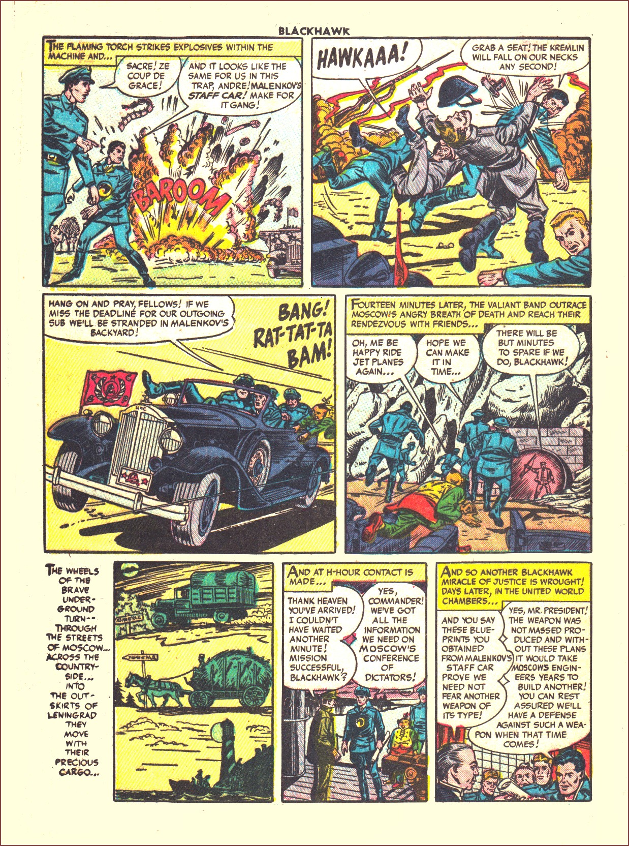 Read online Blackhawk (1957) comic -  Issue #69 - 32