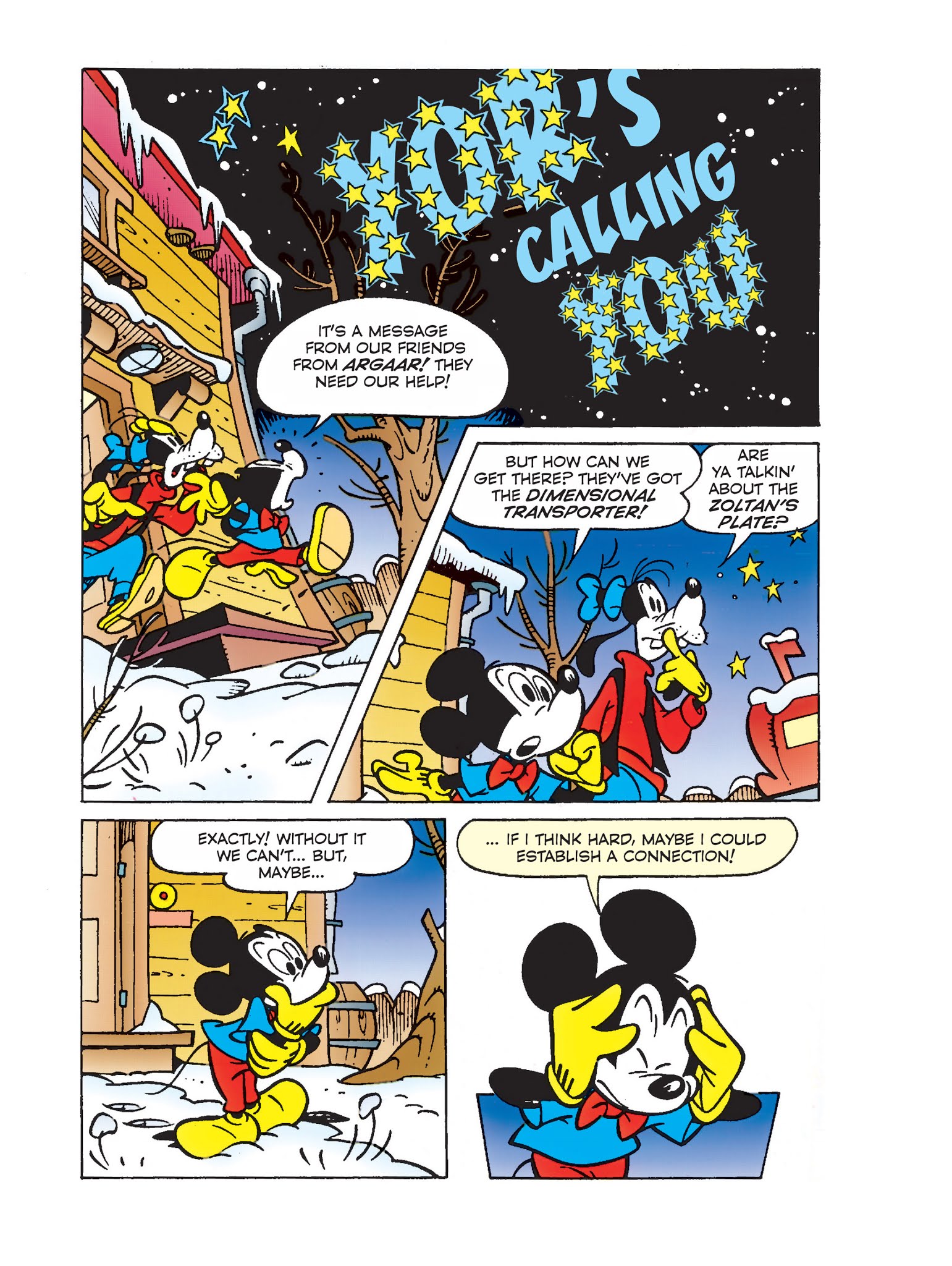 Read online Mickey Mouse and the Sleeping Beauty in the Stars comic -  Issue #1 - 13