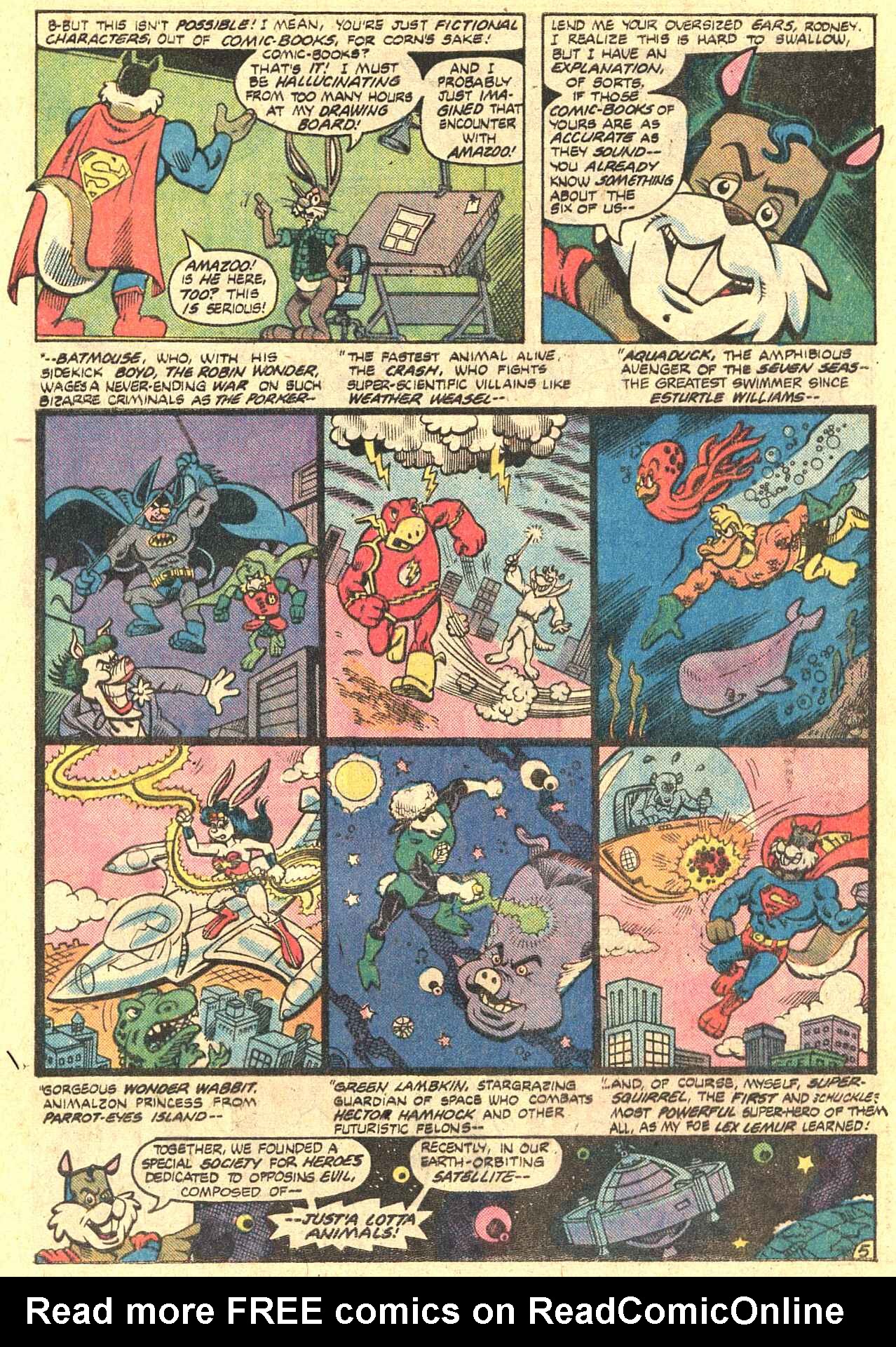 Read online Captain Carrot and His Amazing Zoo Crew! comic -  Issue #14 - 6