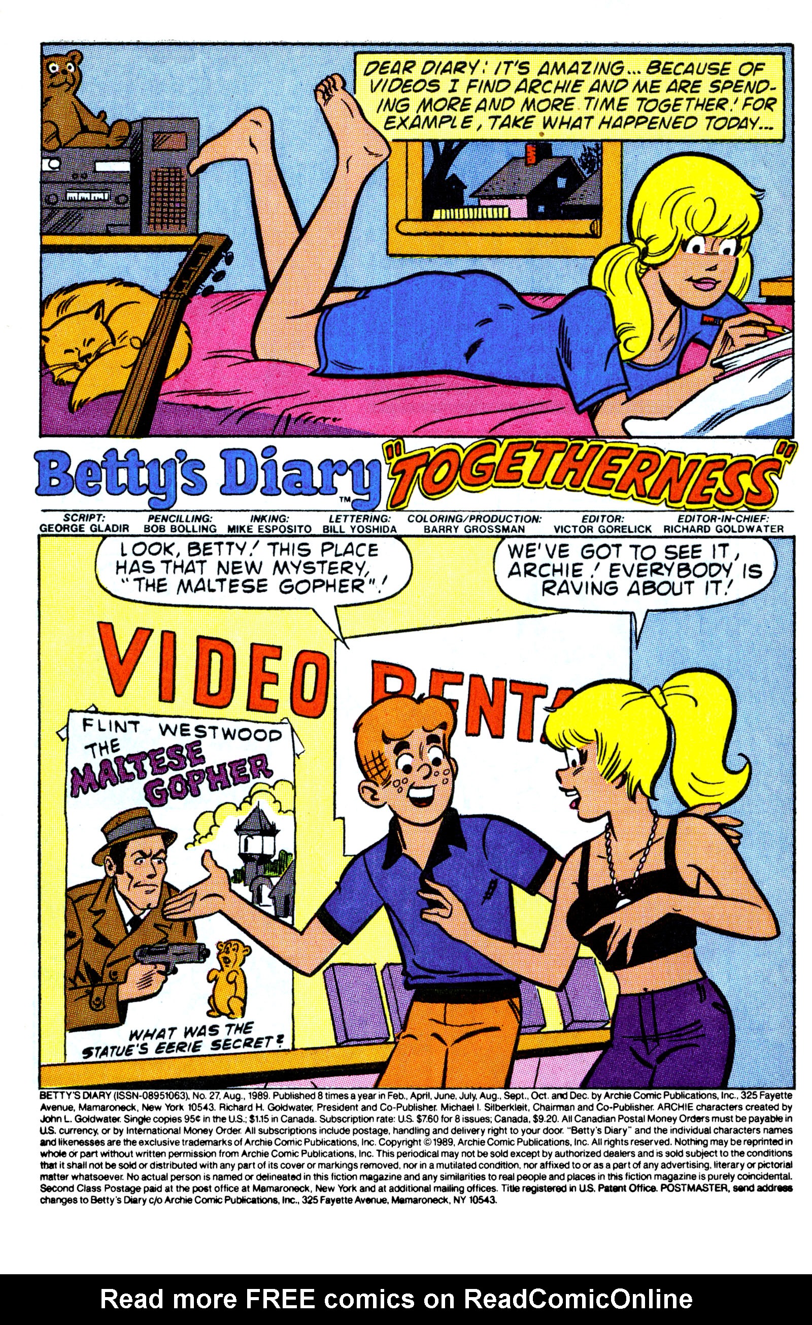 Read online Betty's Diary comic -  Issue #27 - 3