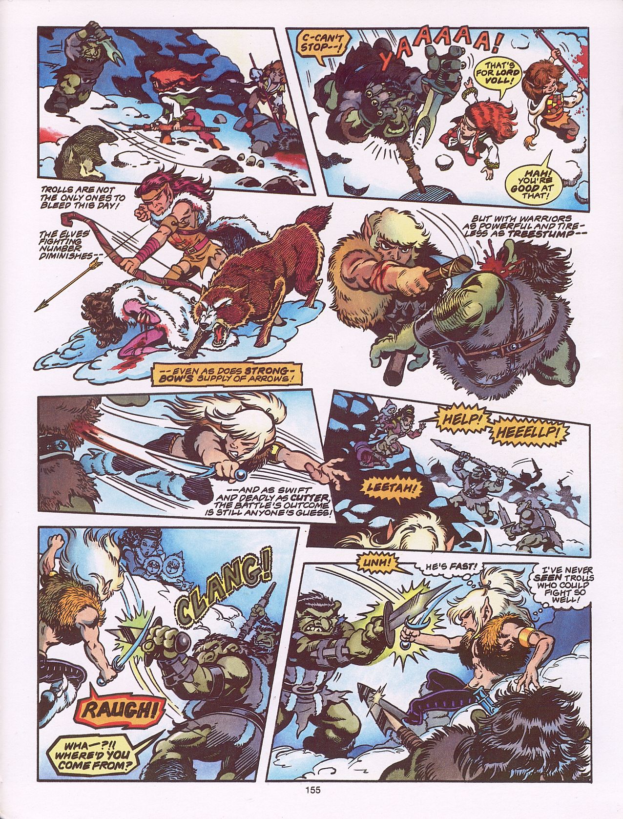 Read online ElfQuest (Starblaze Edition) comic -  Issue # TPB 3 - 154