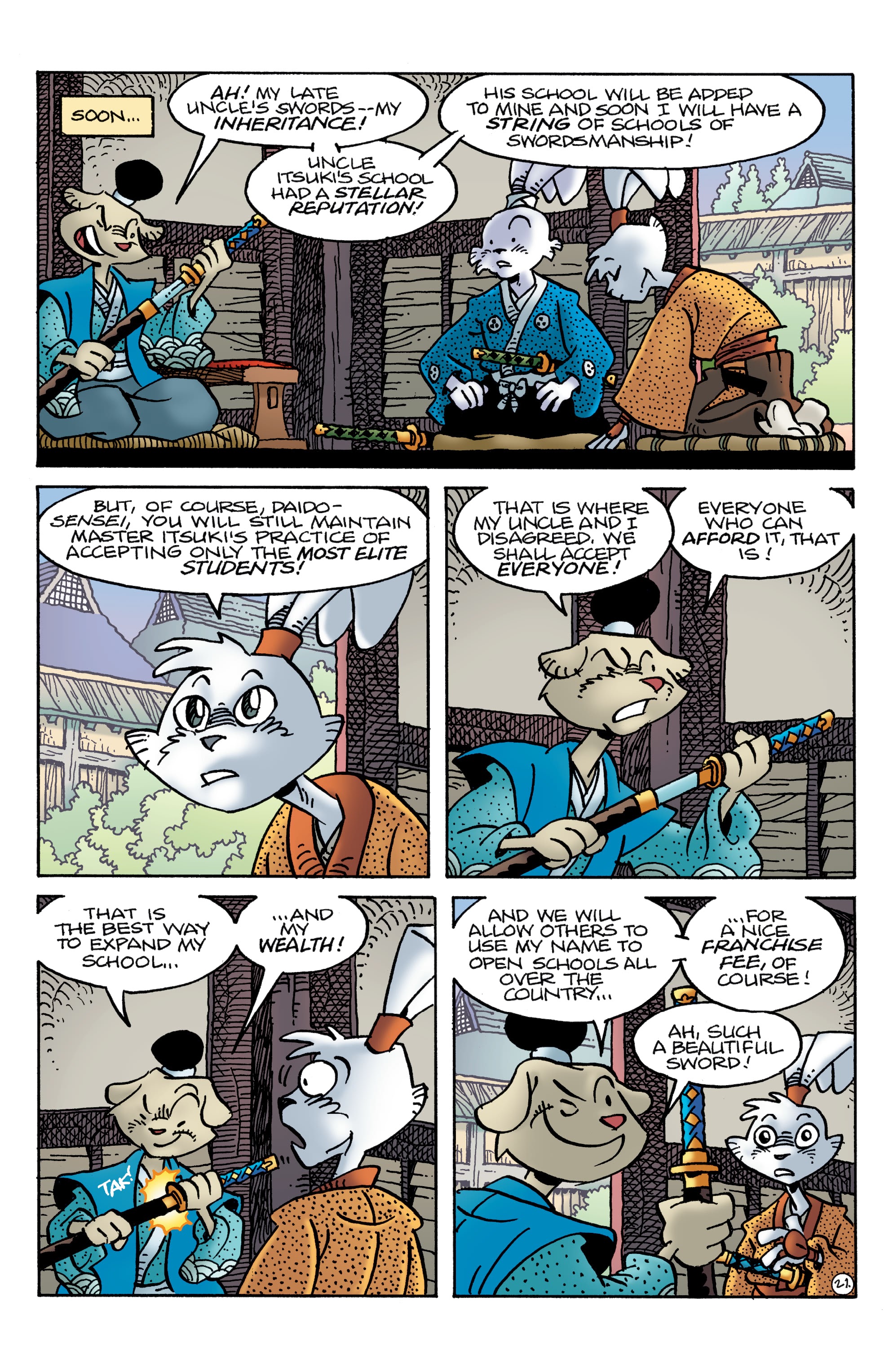 Read online Usagi Yojimbo (2019) comic -  Issue #21 - 23