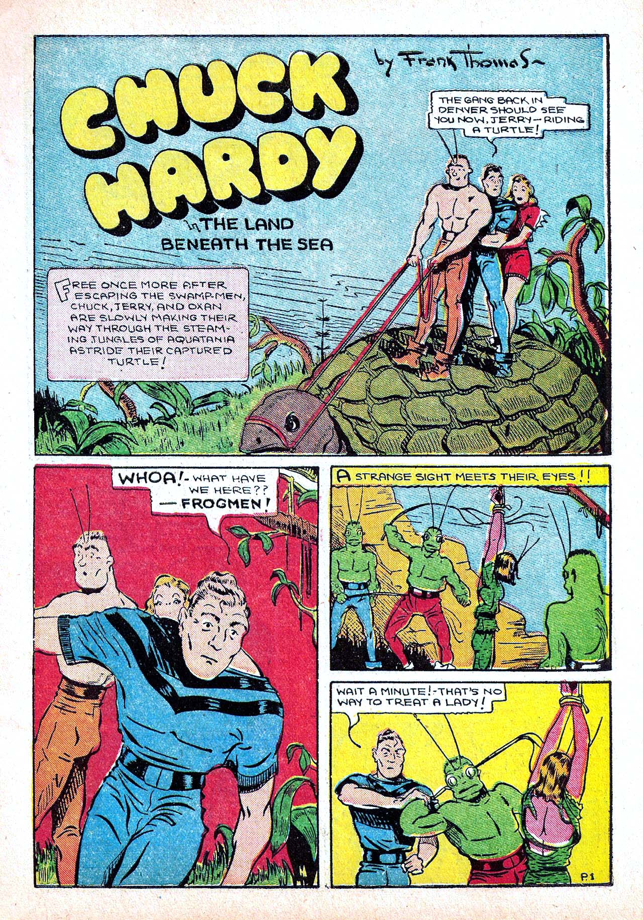 Read online Amazing Man Comics comic -  Issue #11 - 13