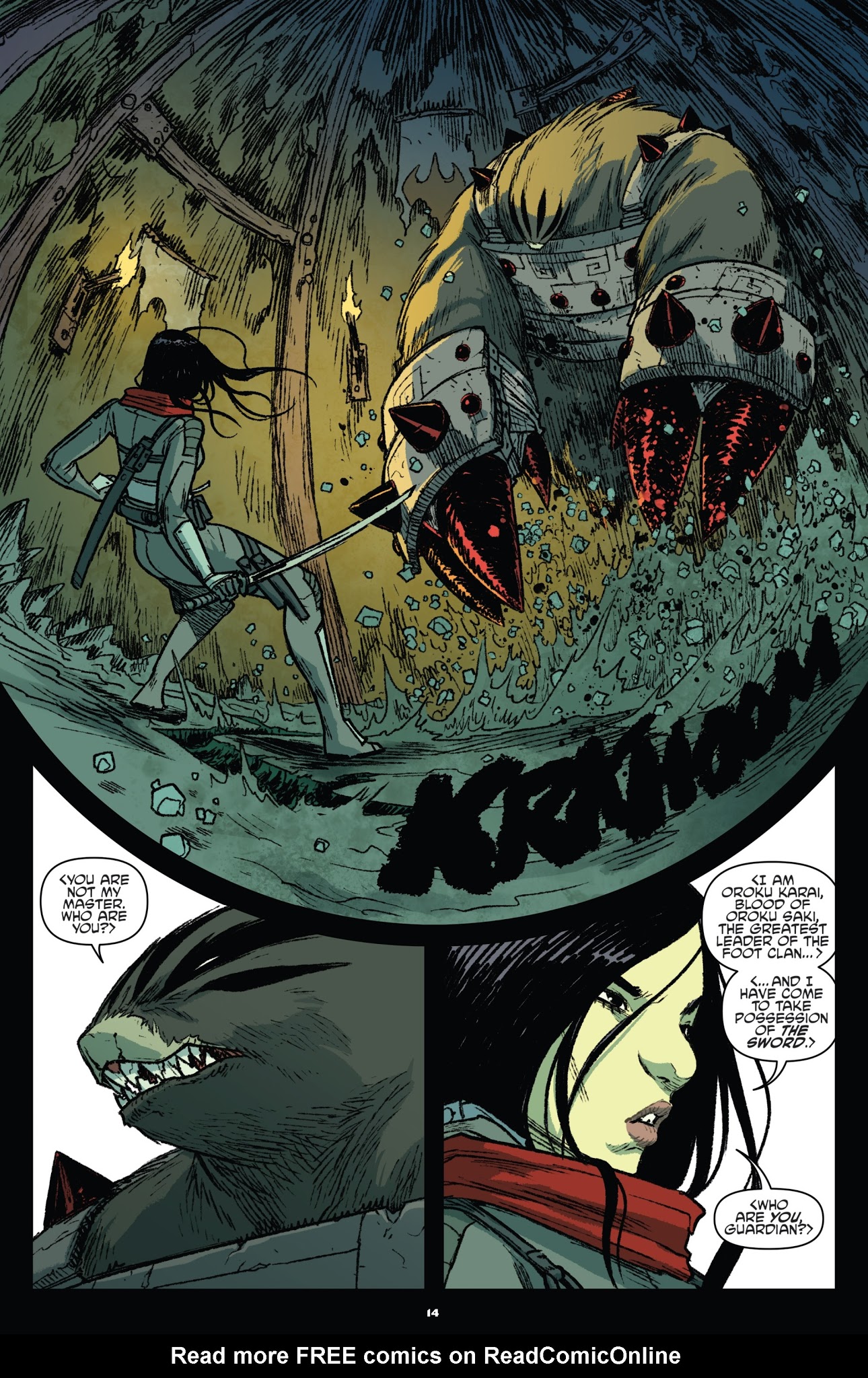 Read online Teenage Mutant Ninja Turtles Universe comic -  Issue #14 - 16
