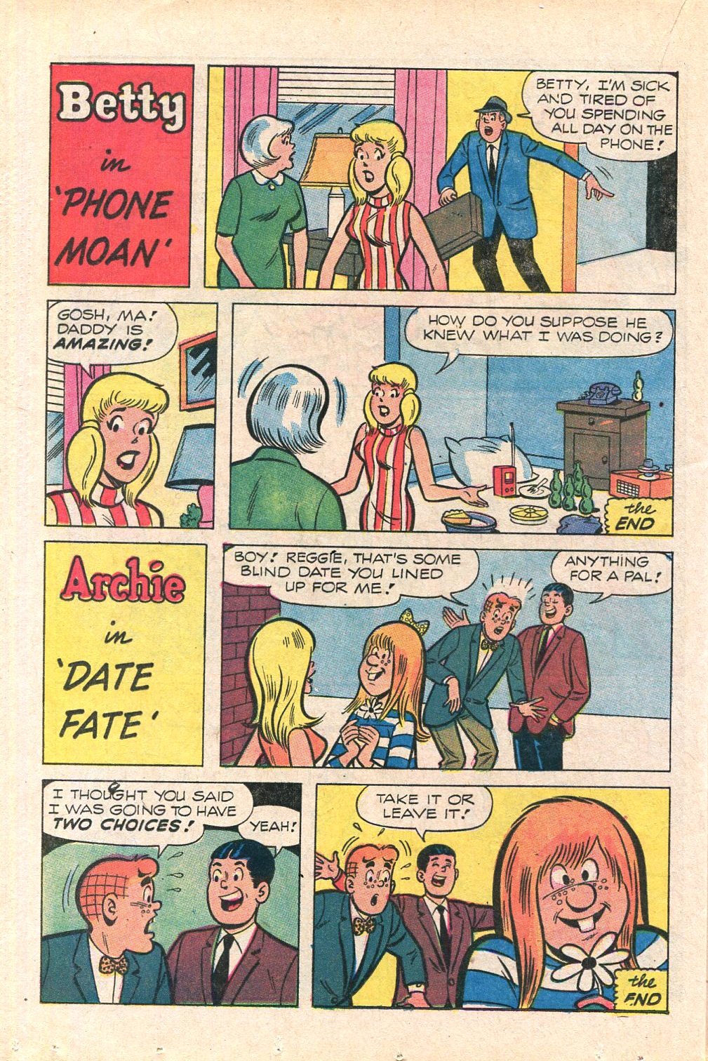 Read online Archie's TV Laugh-Out comic -  Issue #9 - 36
