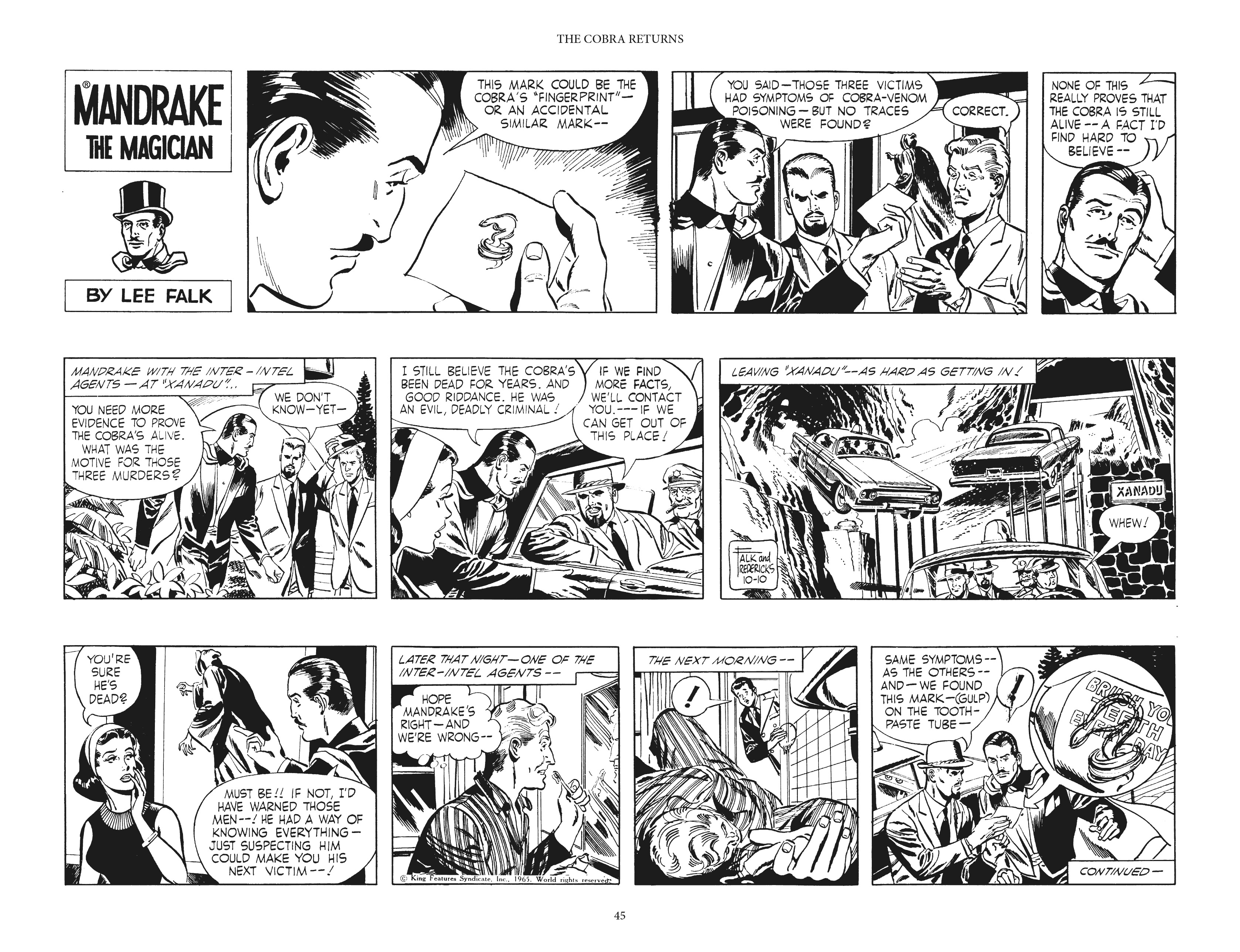 Read online Mandrake the Magician: The Fred Fredricks Sundays comic -  Issue # TPB (Part 1) - 46