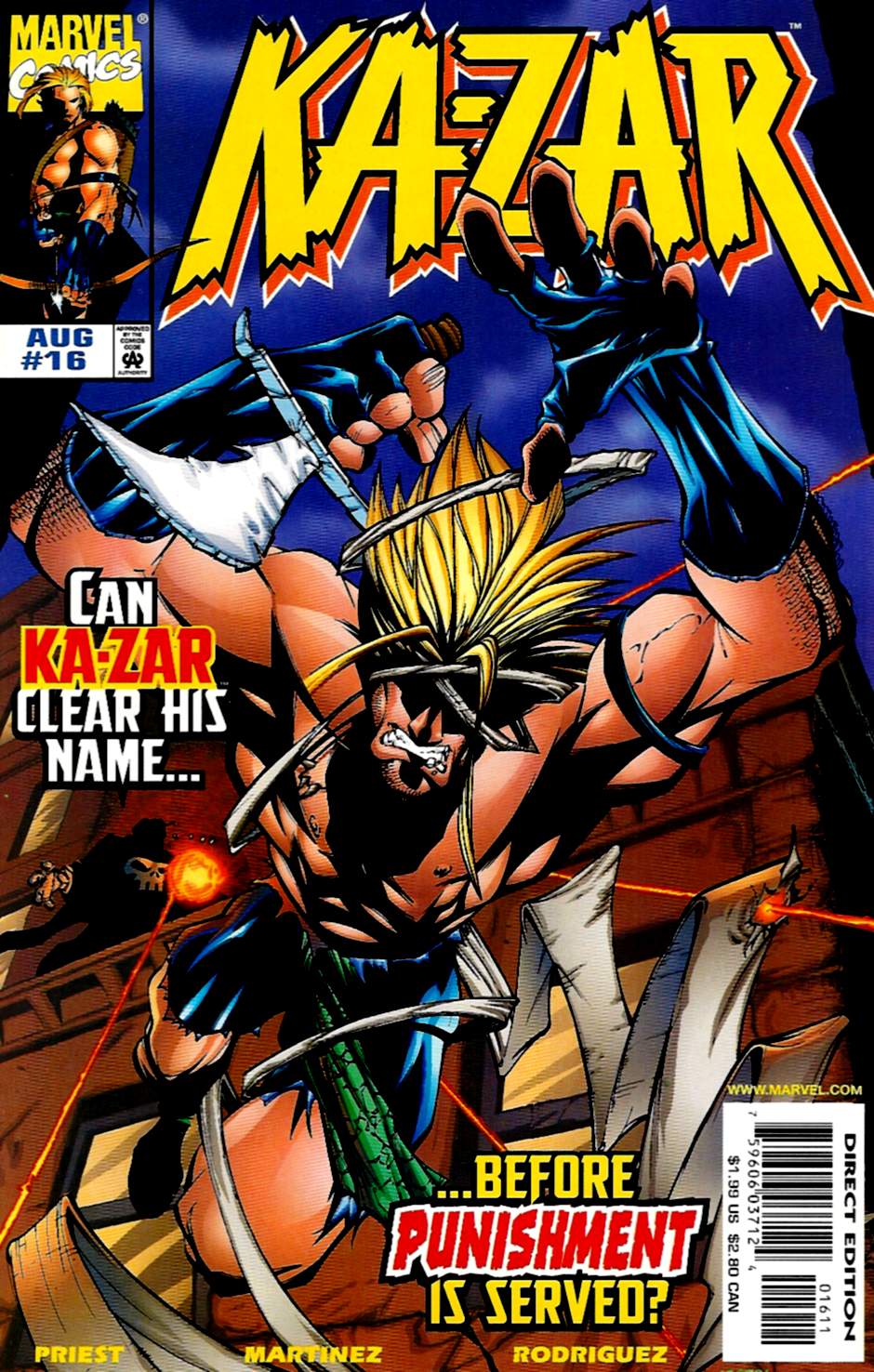 Read online Ka-Zar (1997) comic -  Issue #16 - 1