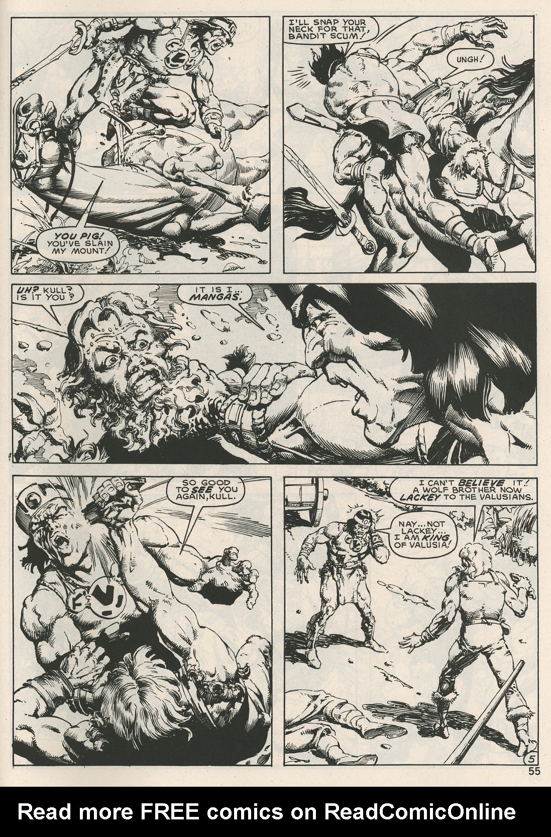 Read online The Savage Sword Of Conan comic -  Issue #125 - 55