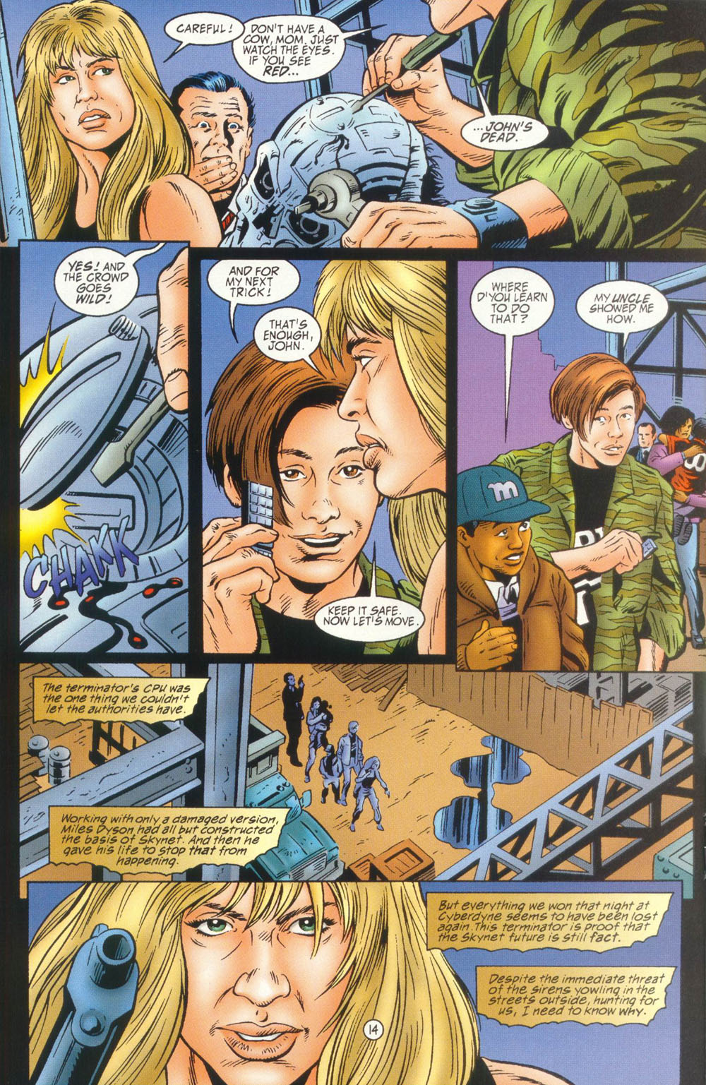 Read online T2: Cybernetic Dawn comic -  Issue #3 - 15