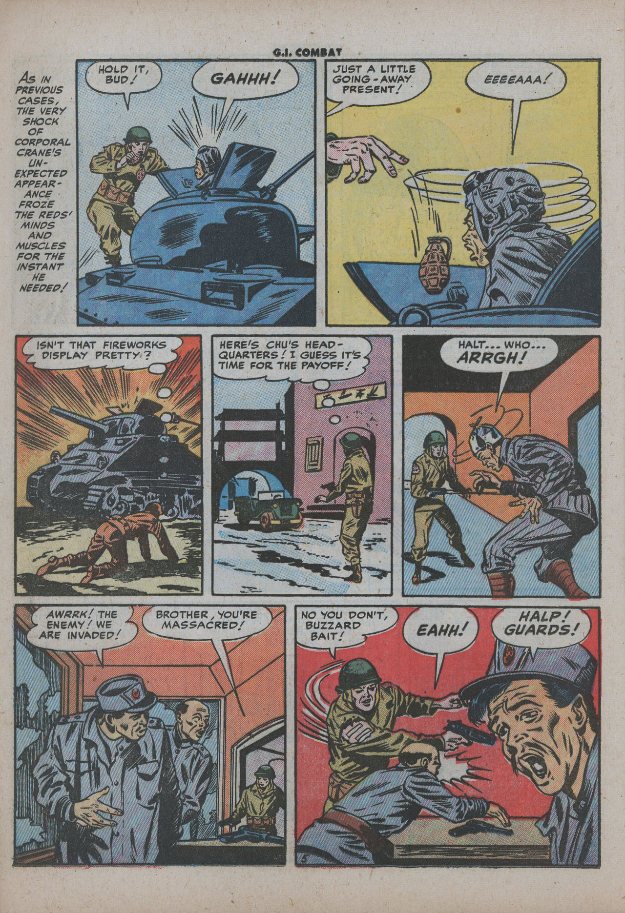 Read online G.I. Combat (1952) comic -  Issue #22 - 16