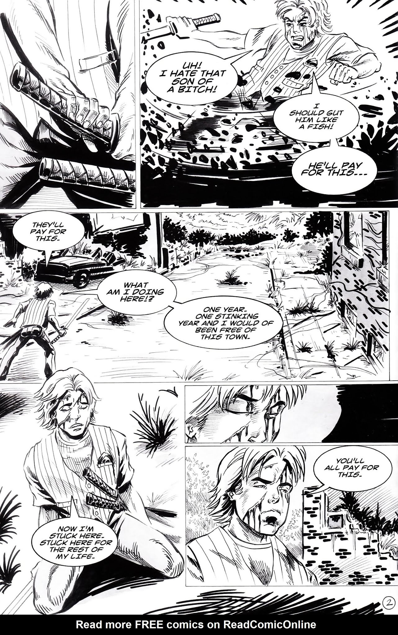 Read online Cavewoman: Gangster comic -  Issue #1 - 4