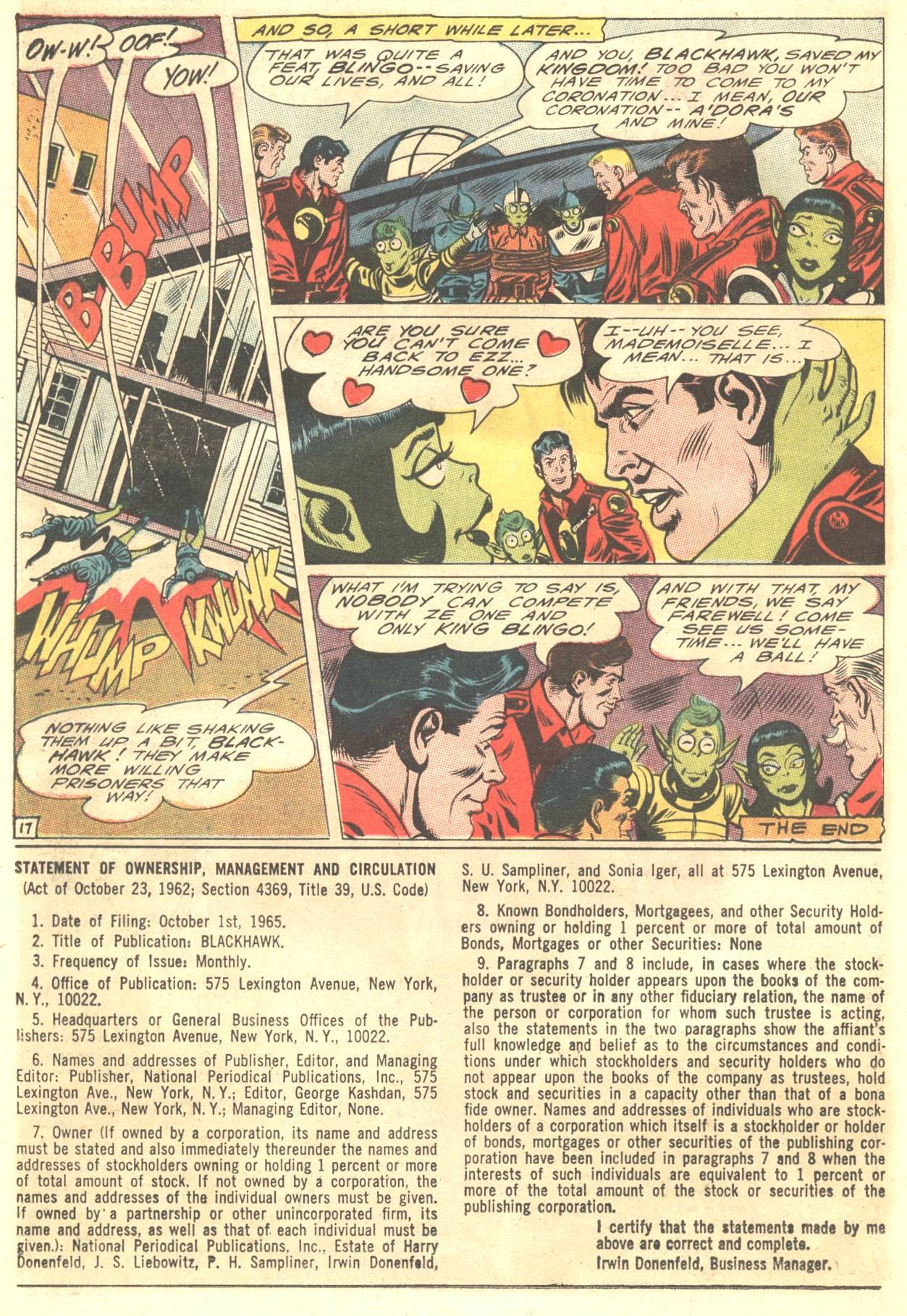 Read online Blackhawk (1957) comic -  Issue #218 - 22