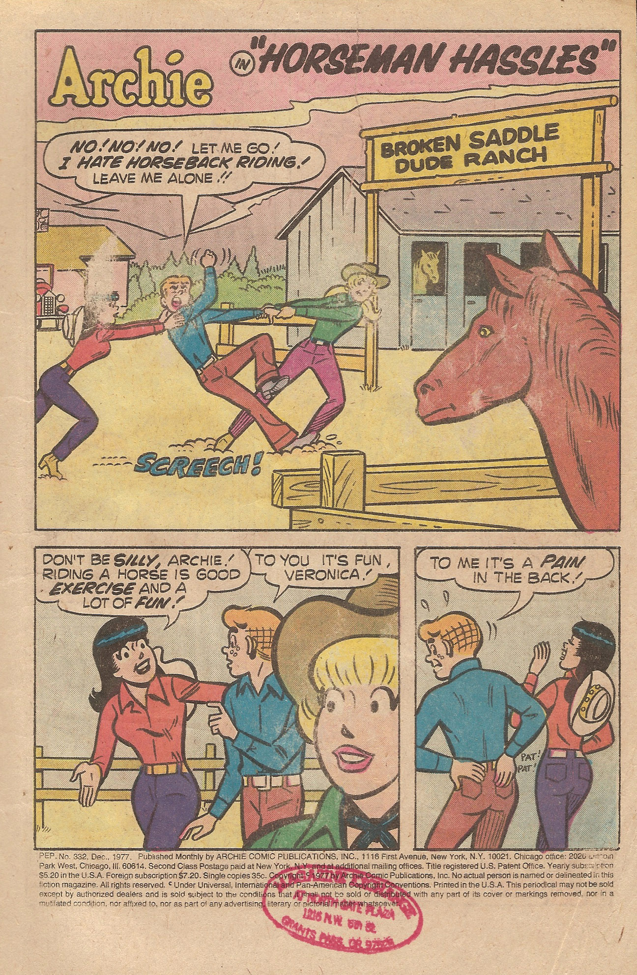 Read online Pep Comics comic -  Issue #332 - 3