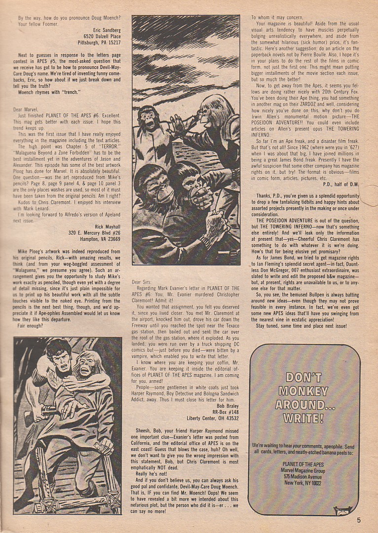 Read online Planet of the Apes comic -  Issue #9 - 5