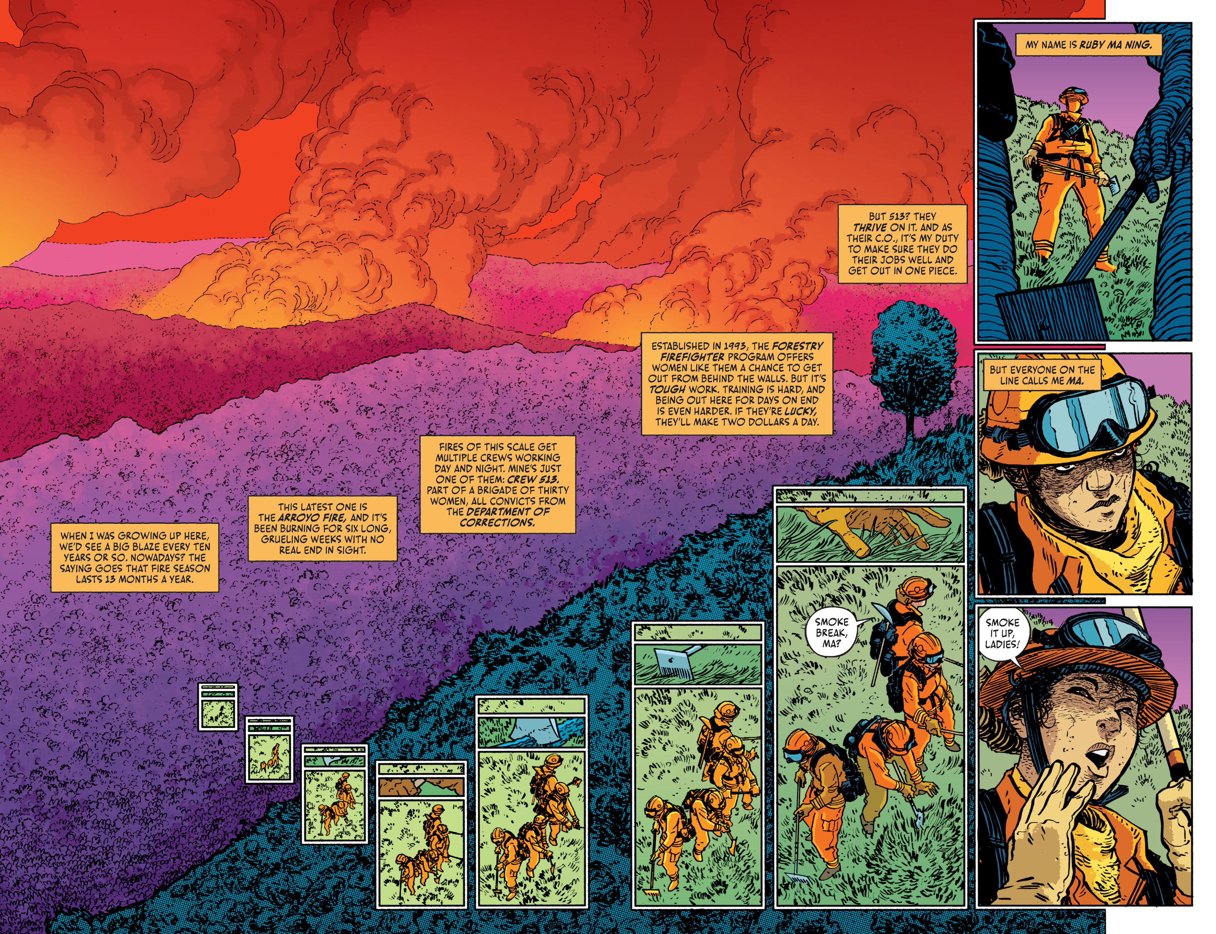 Read online Dark Spaces: Wildfire comic -  Issue #1 - 6