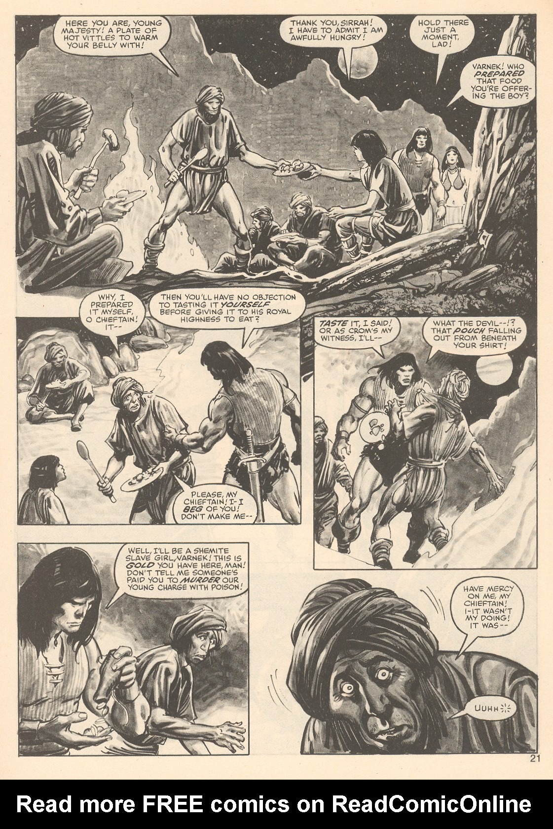 Read online The Savage Sword Of Conan comic -  Issue #76 - 21