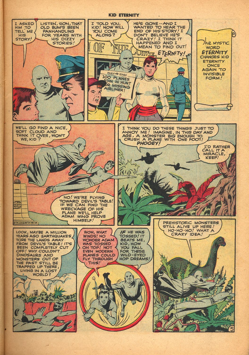 Read online Kid Eternity (1946) comic -  Issue #5 - 7