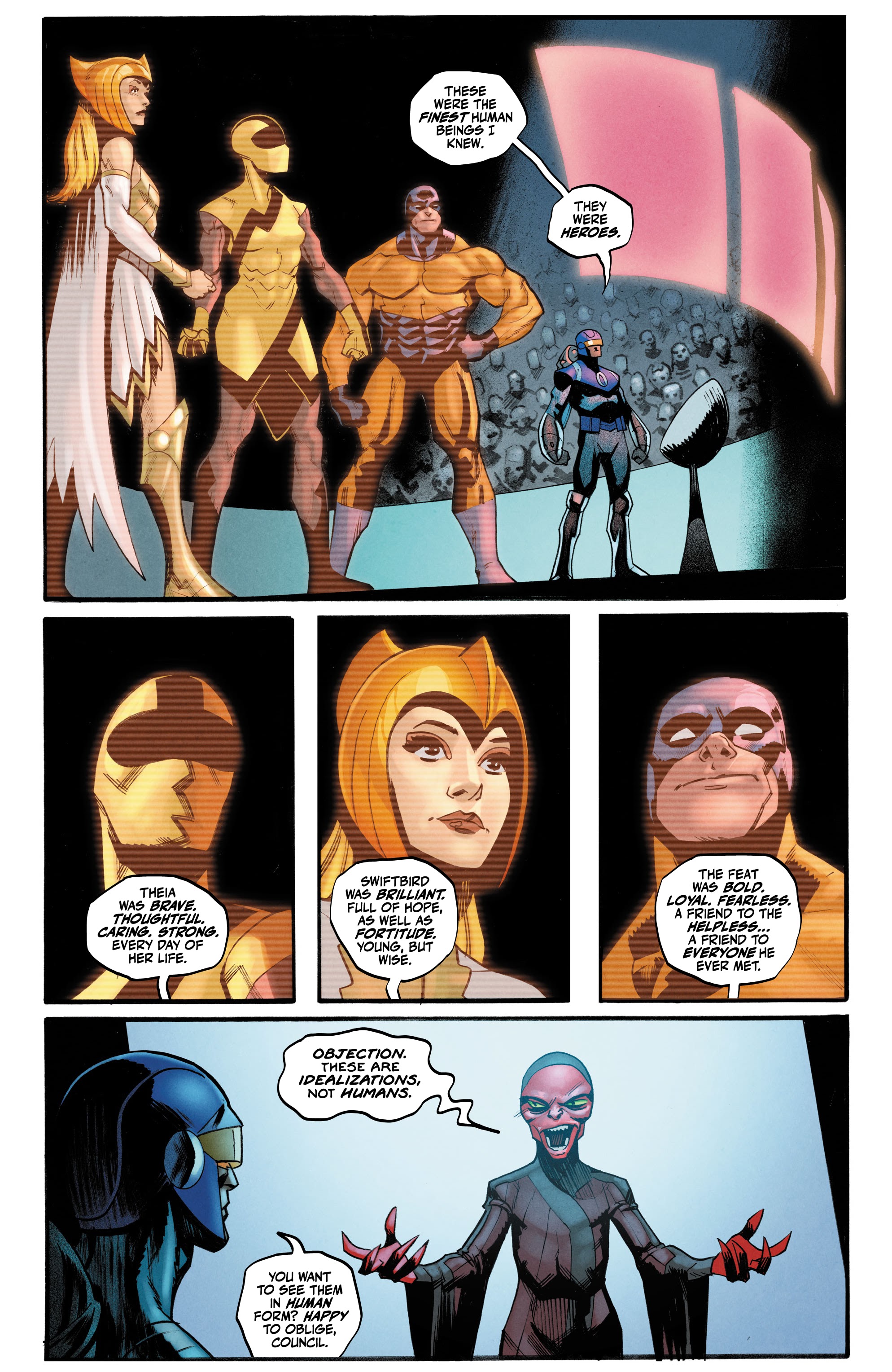 Read online The Blue Flame comic -  Issue #6 - 10
