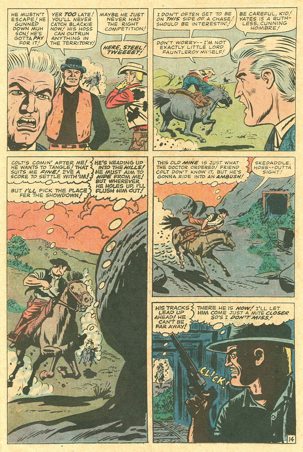 Read online Kid Colt Outlaw comic -  Issue #162 - 23
