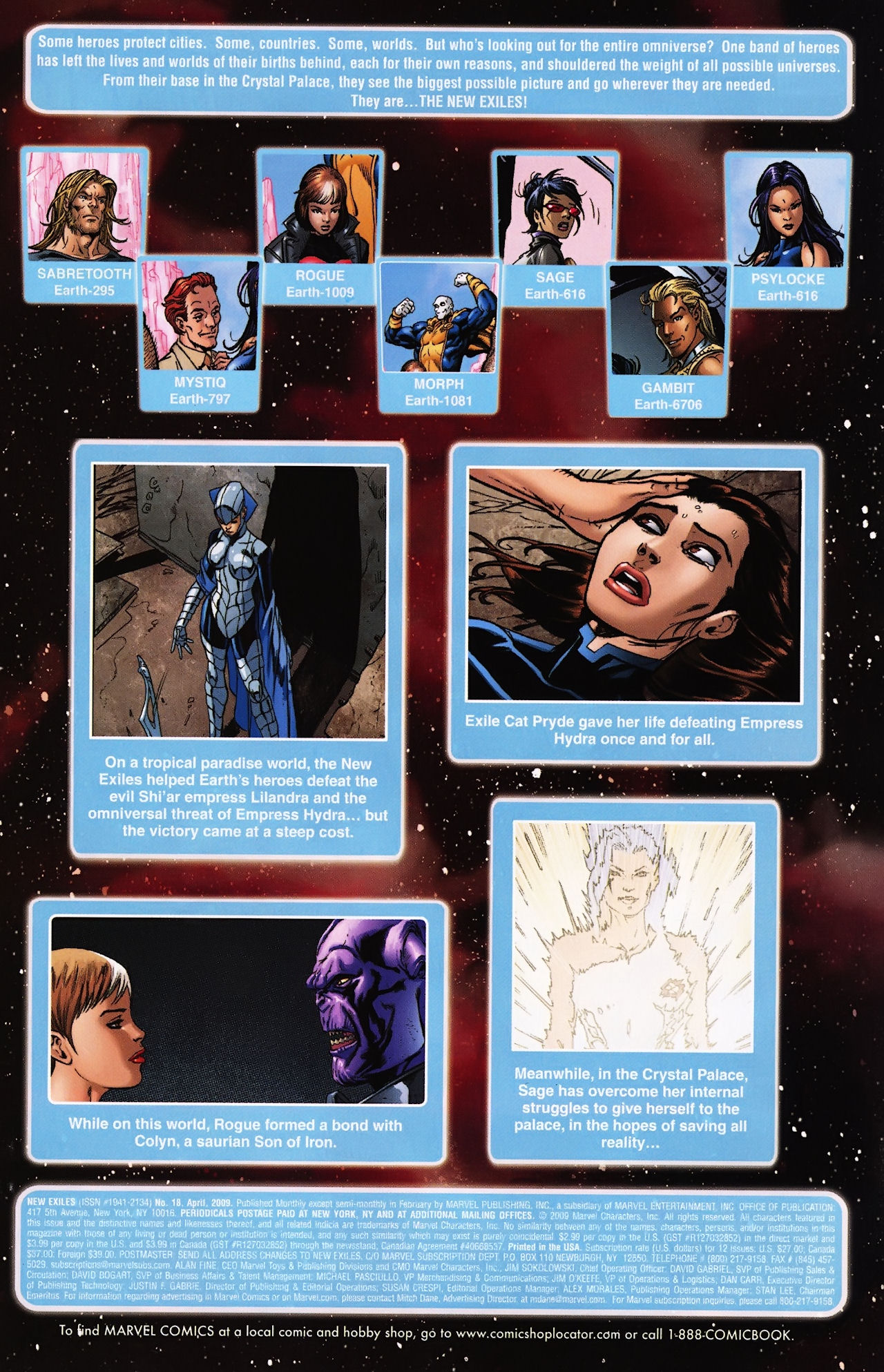 Read online New Exiles comic -  Issue #18 - 2