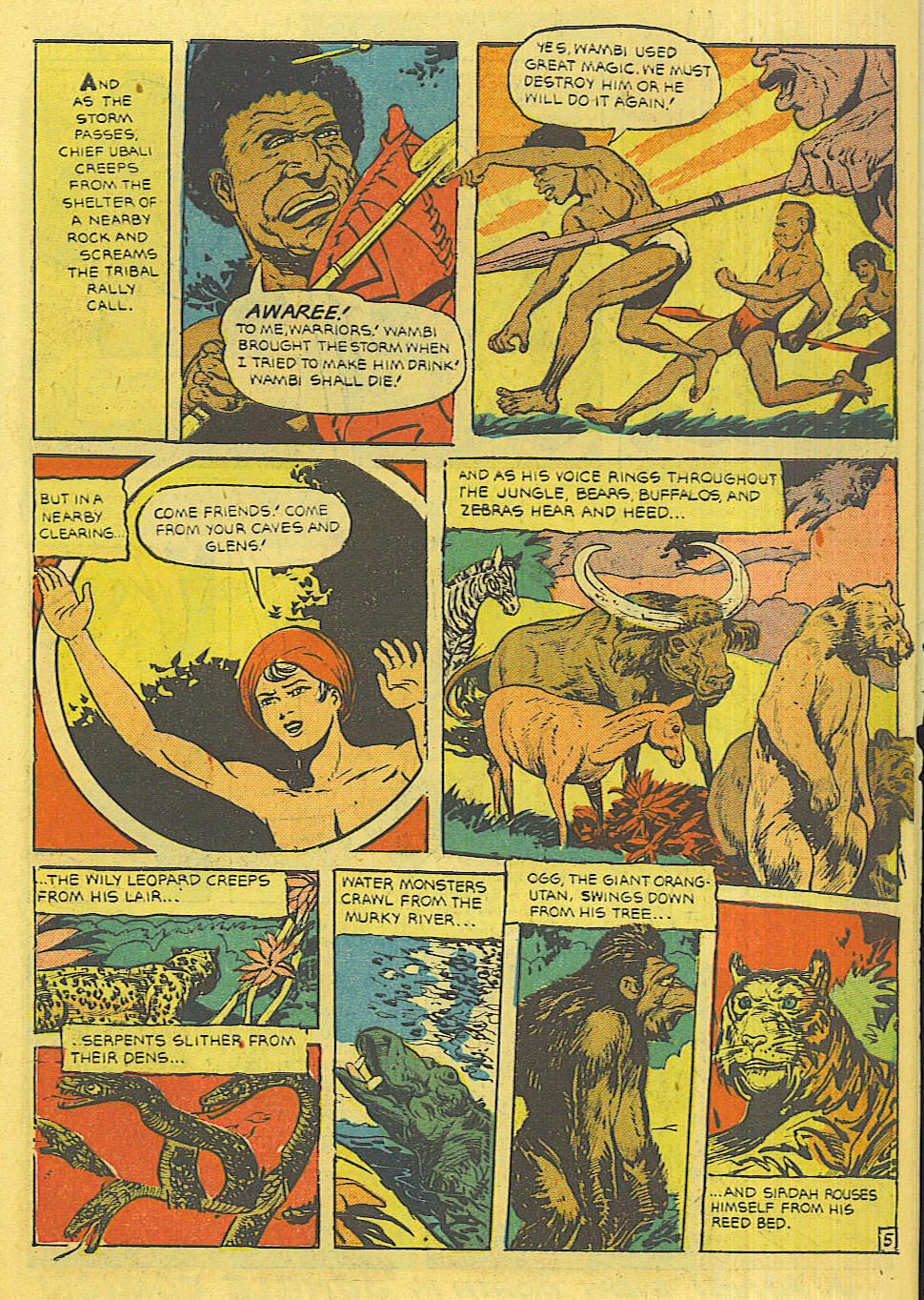 Read online Jungle Comics comic -  Issue #125 - 38