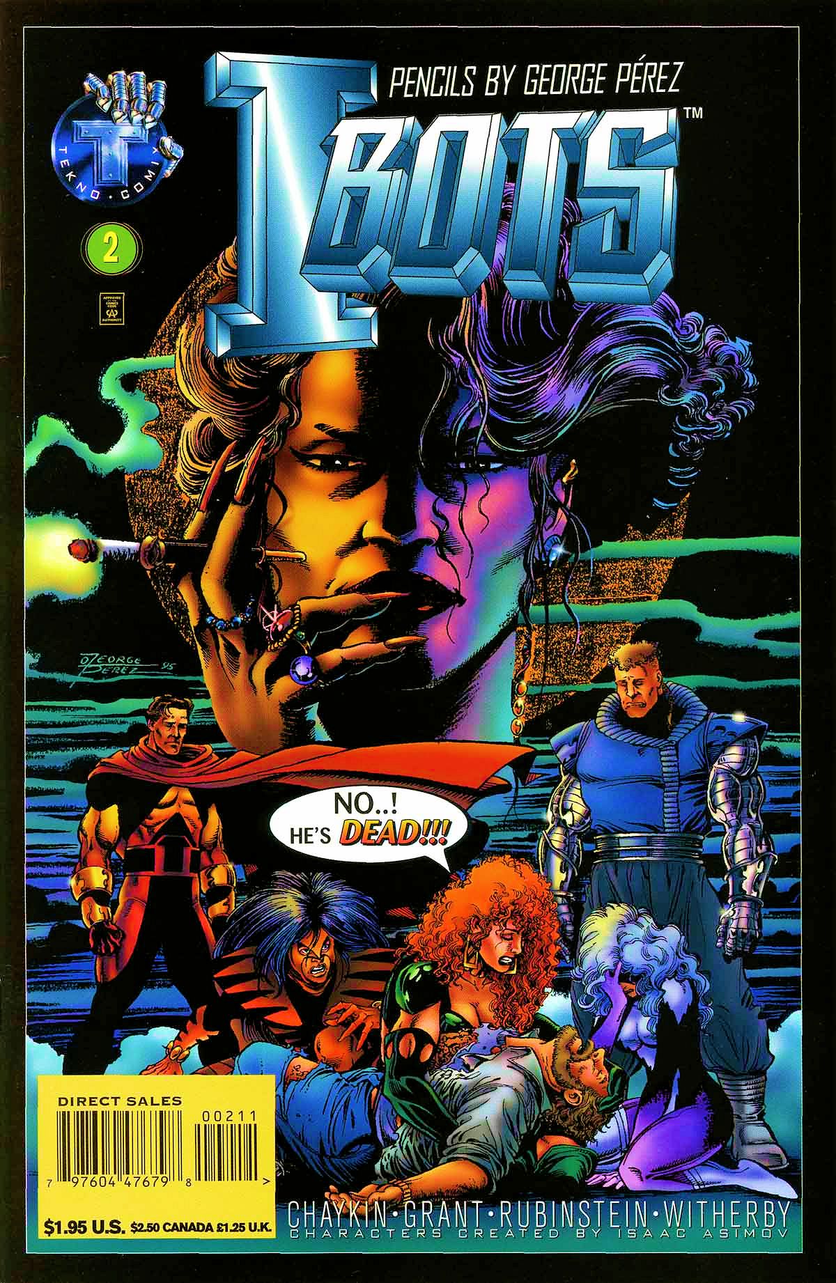 Read online Isaac Asimov's I-Bots comic -  Issue #2 - 1