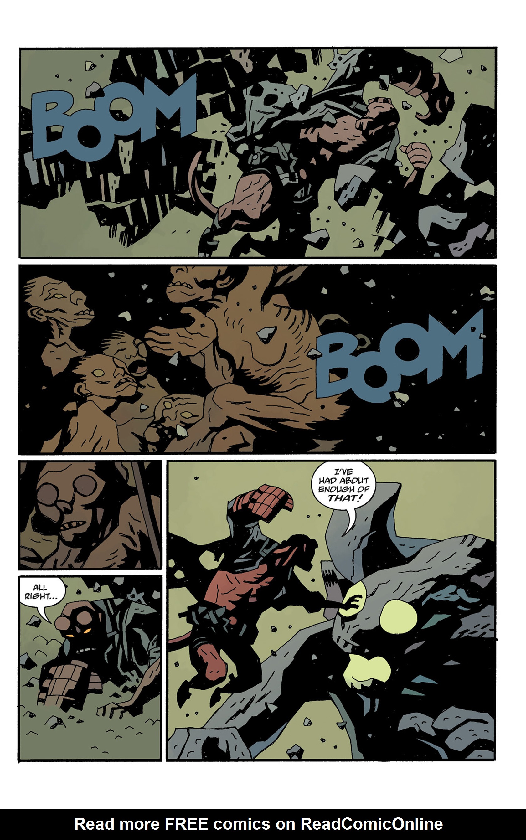 Read online Hellboy: The Crooked Man and Others comic -  Issue # TPB - 129