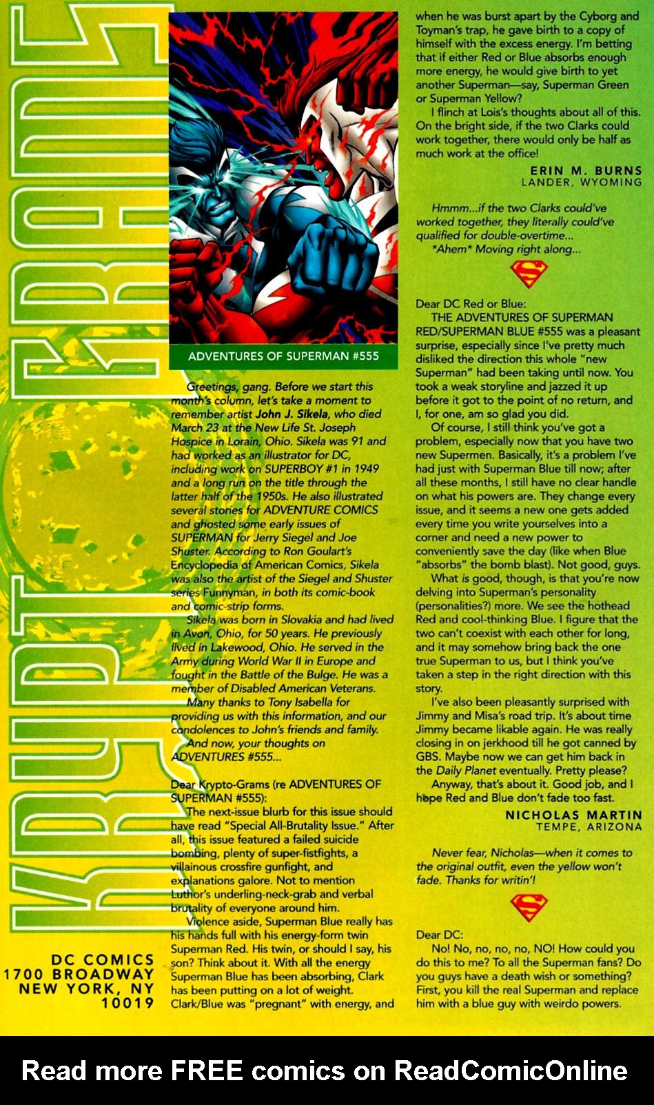 Read online Adventures of Superman (1987) comic -  Issue #560 - 24