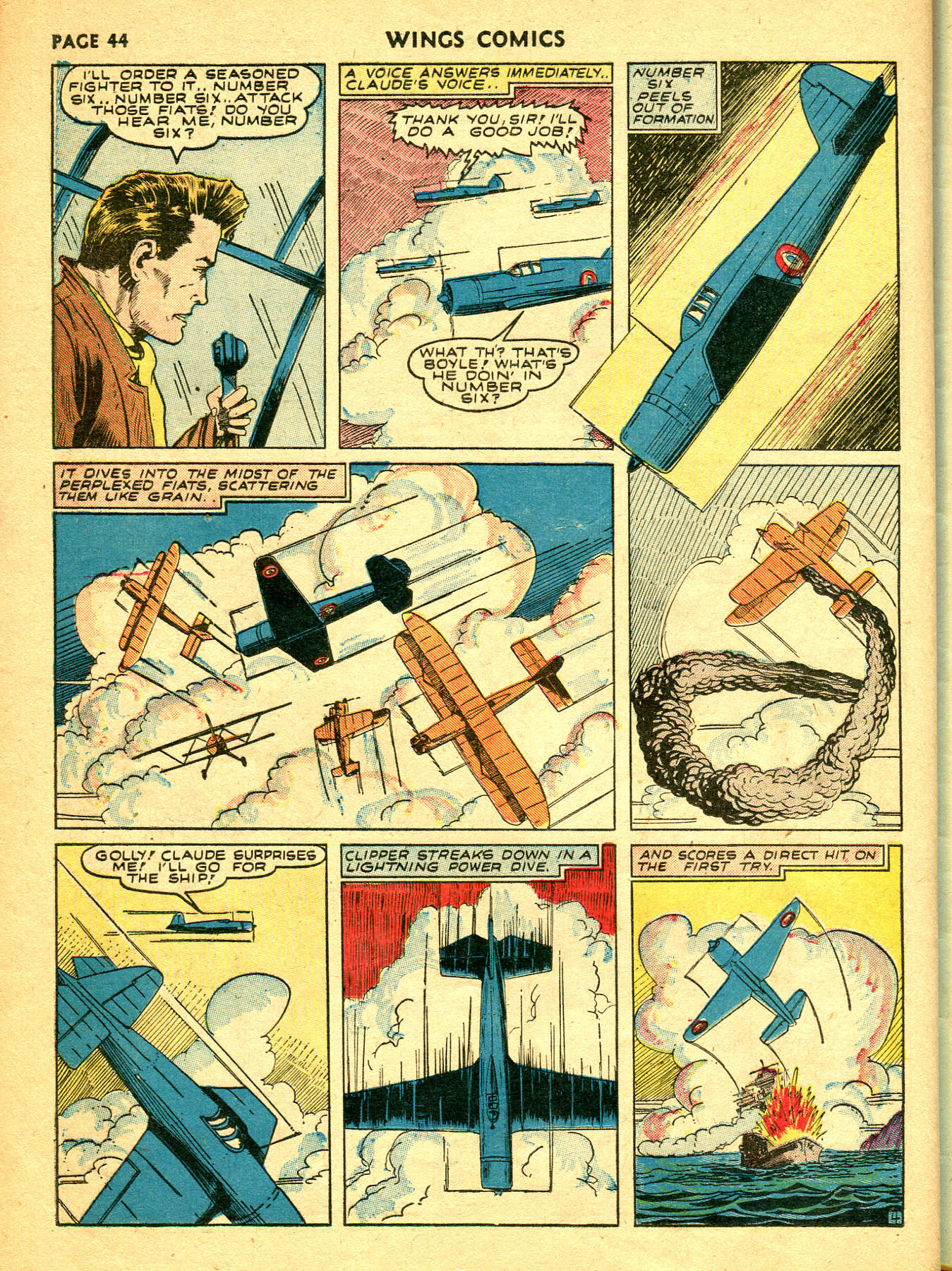 Read online Wings Comics comic -  Issue #7 - 46