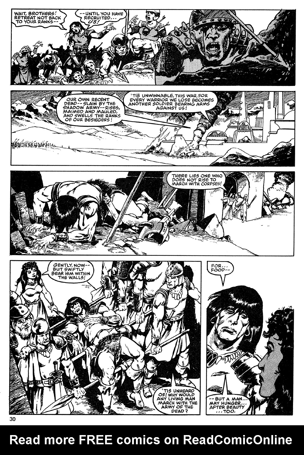 Read online The Savage Sword Of Conan comic -  Issue #110 - 29