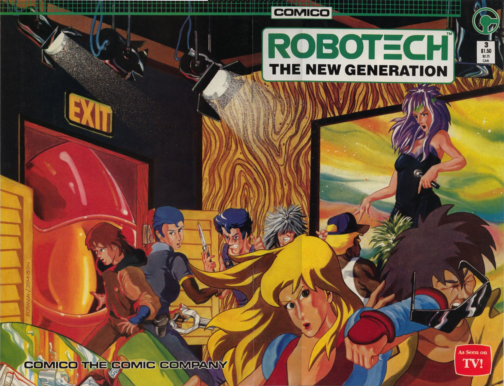 Read online Robotech The New Generation comic -  Issue #3 - 1