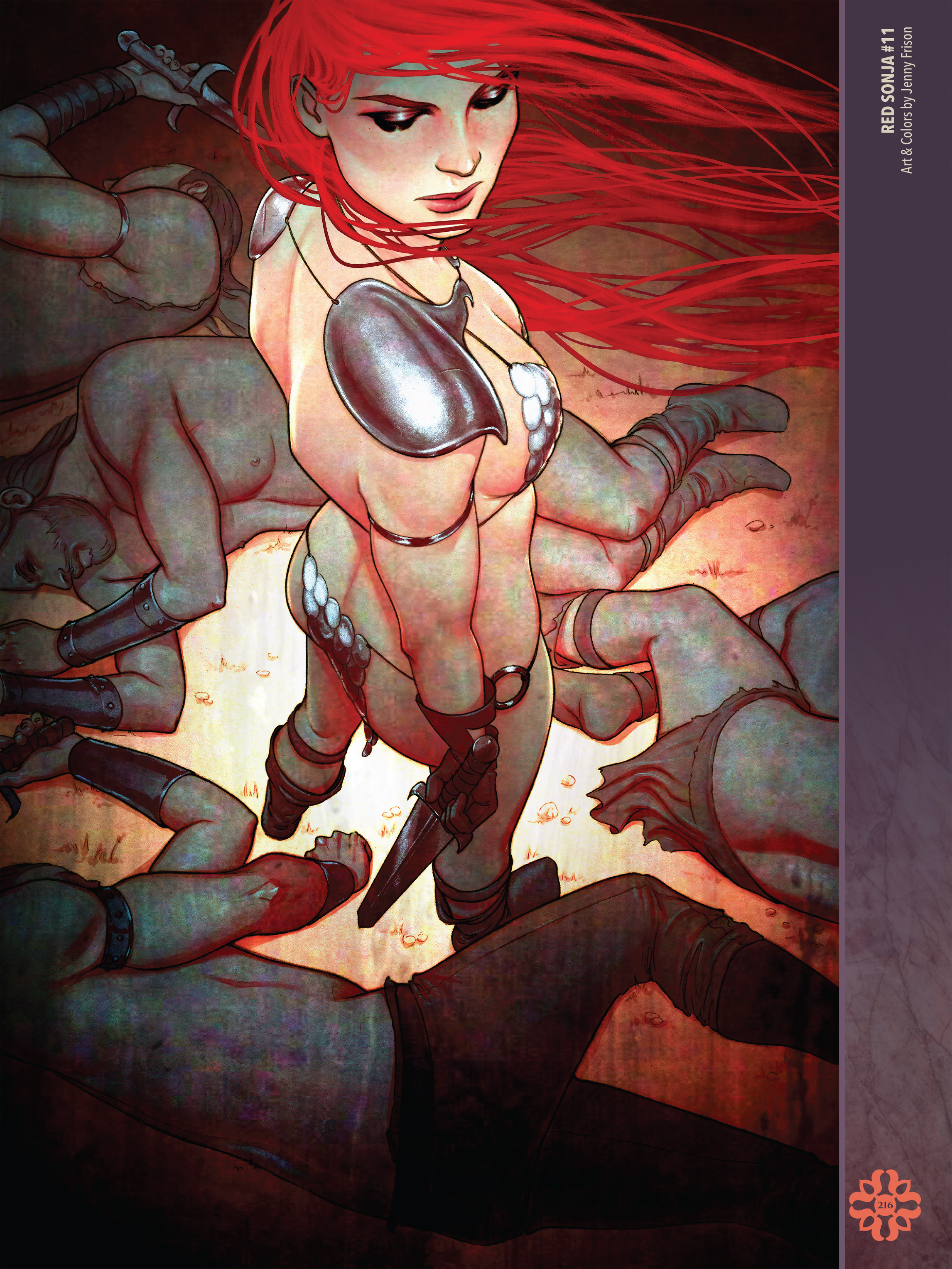 Read online The Art of Red Sonja comic -  Issue # TPB 2 (Part 3) - 17