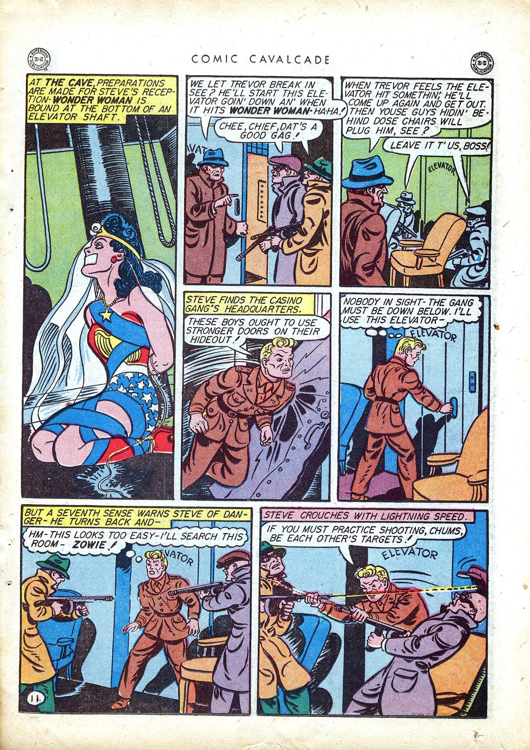 Read online Comic Cavalcade comic -  Issue #8 - 13