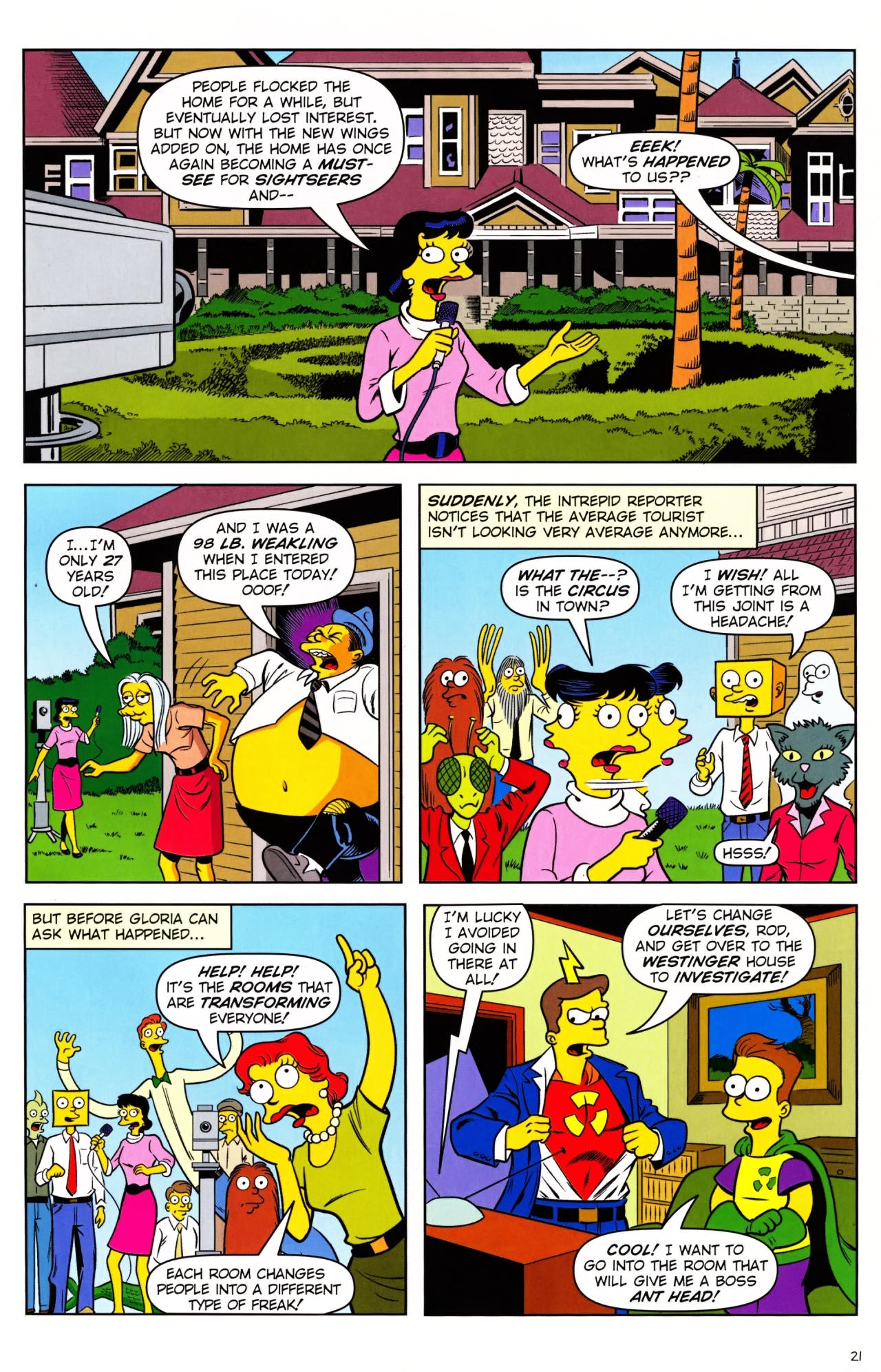 Read online Bongo Comics Presents Simpsons Super Spectacular comic -  Issue #7 - 23